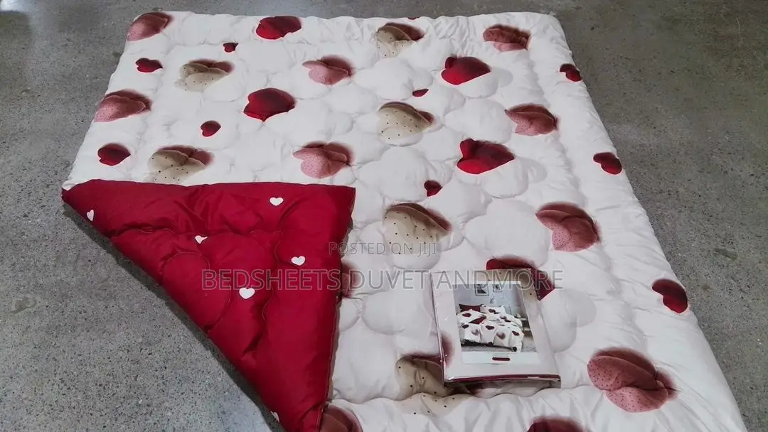 Beautiful Beige and Pink Duvet Set