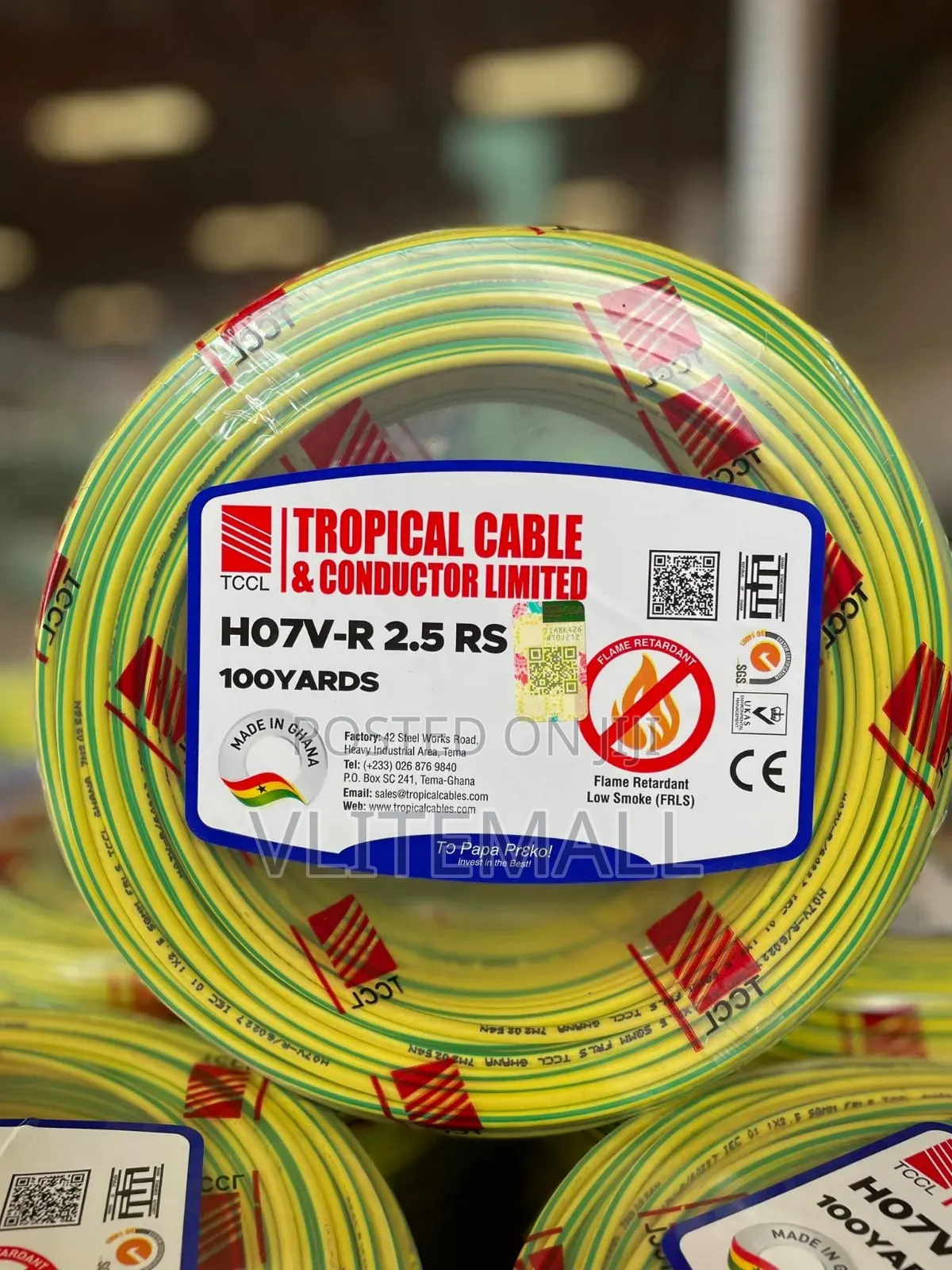 Earth Insulated 1.5mm Tropical Cable