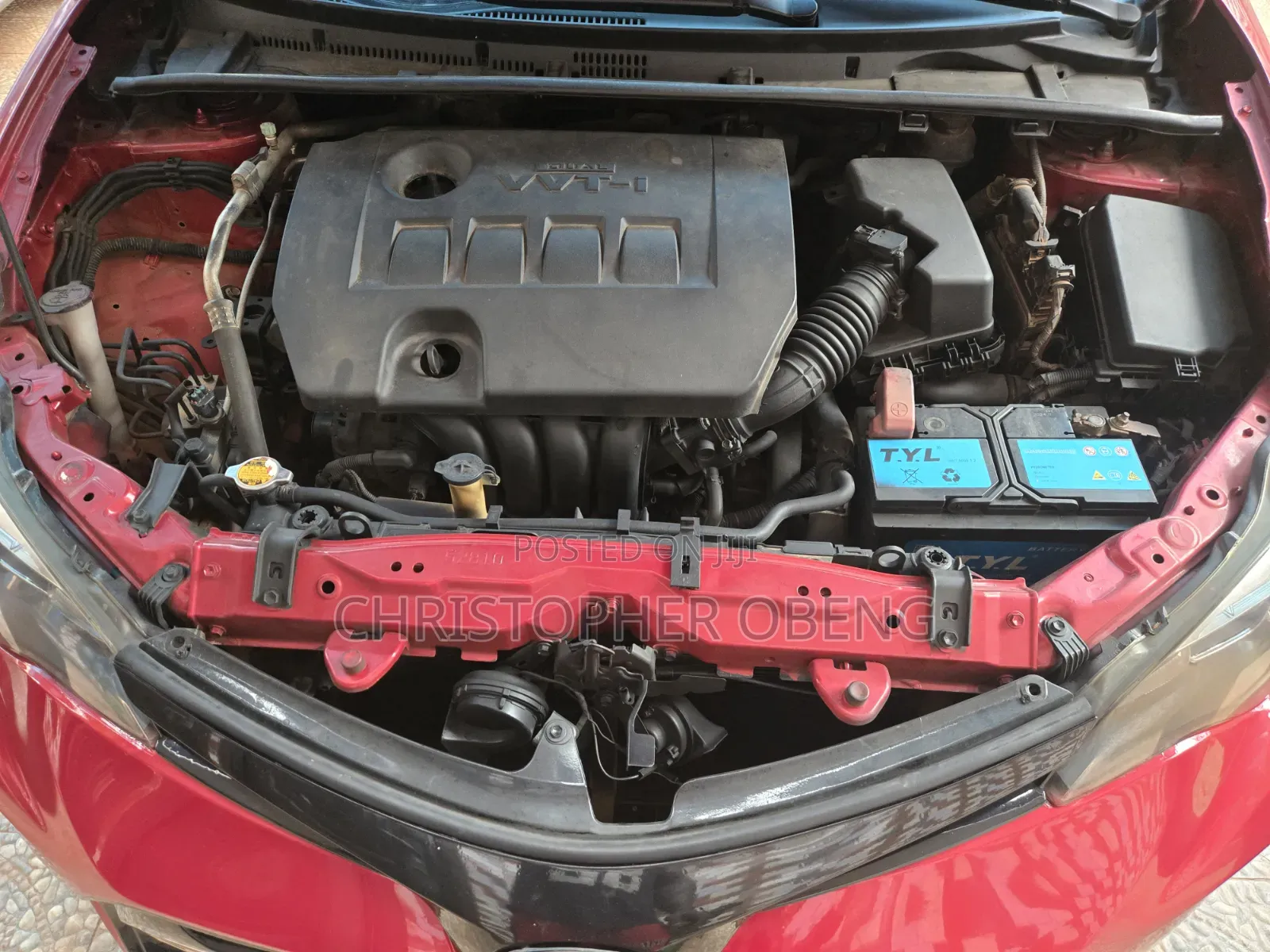 Toyota Corolla LE 4dr Sedan (1.8L 4cyl CVT) 2014 Red