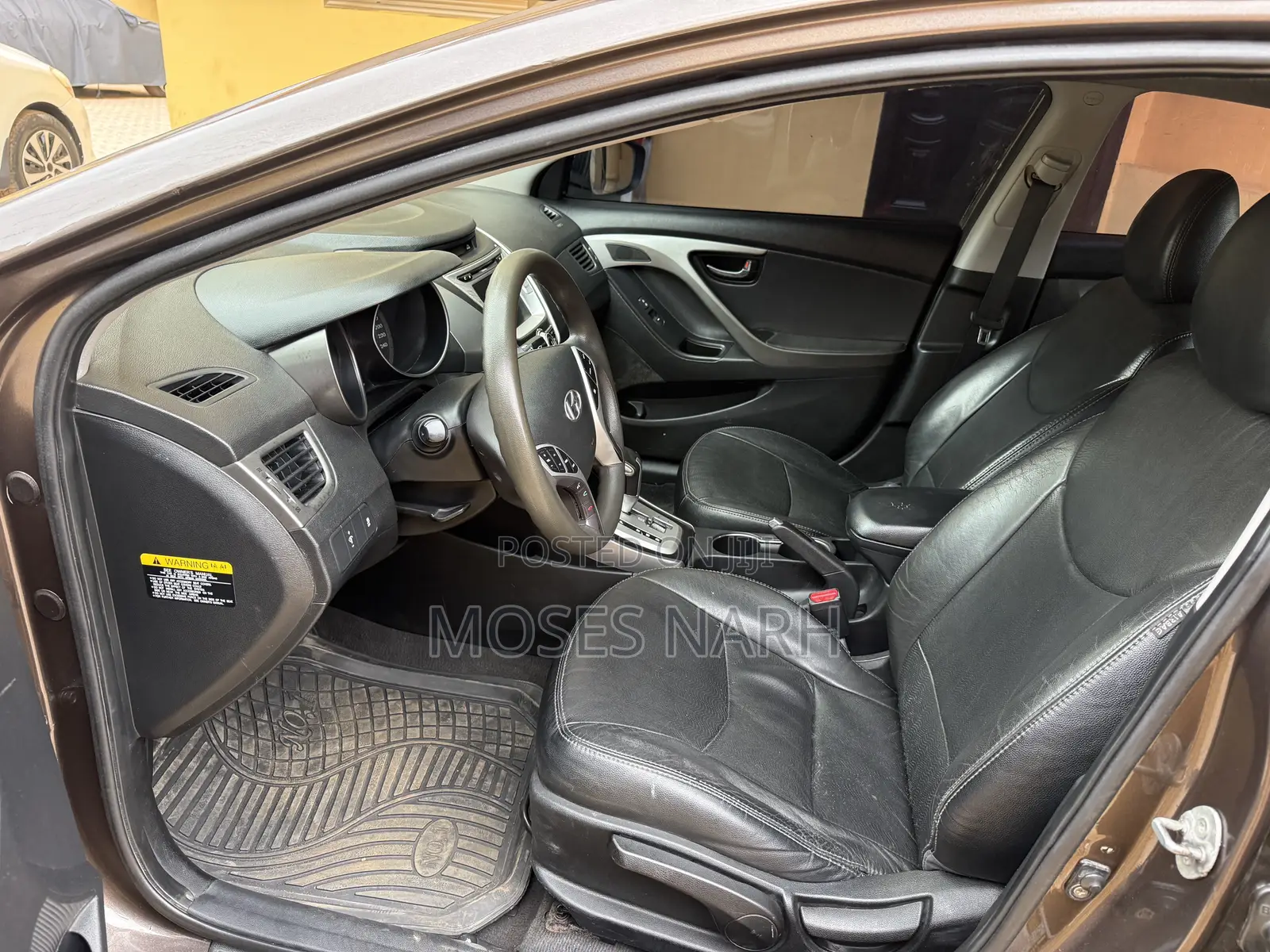 Hyundai Elantra Limited 2012 Brown