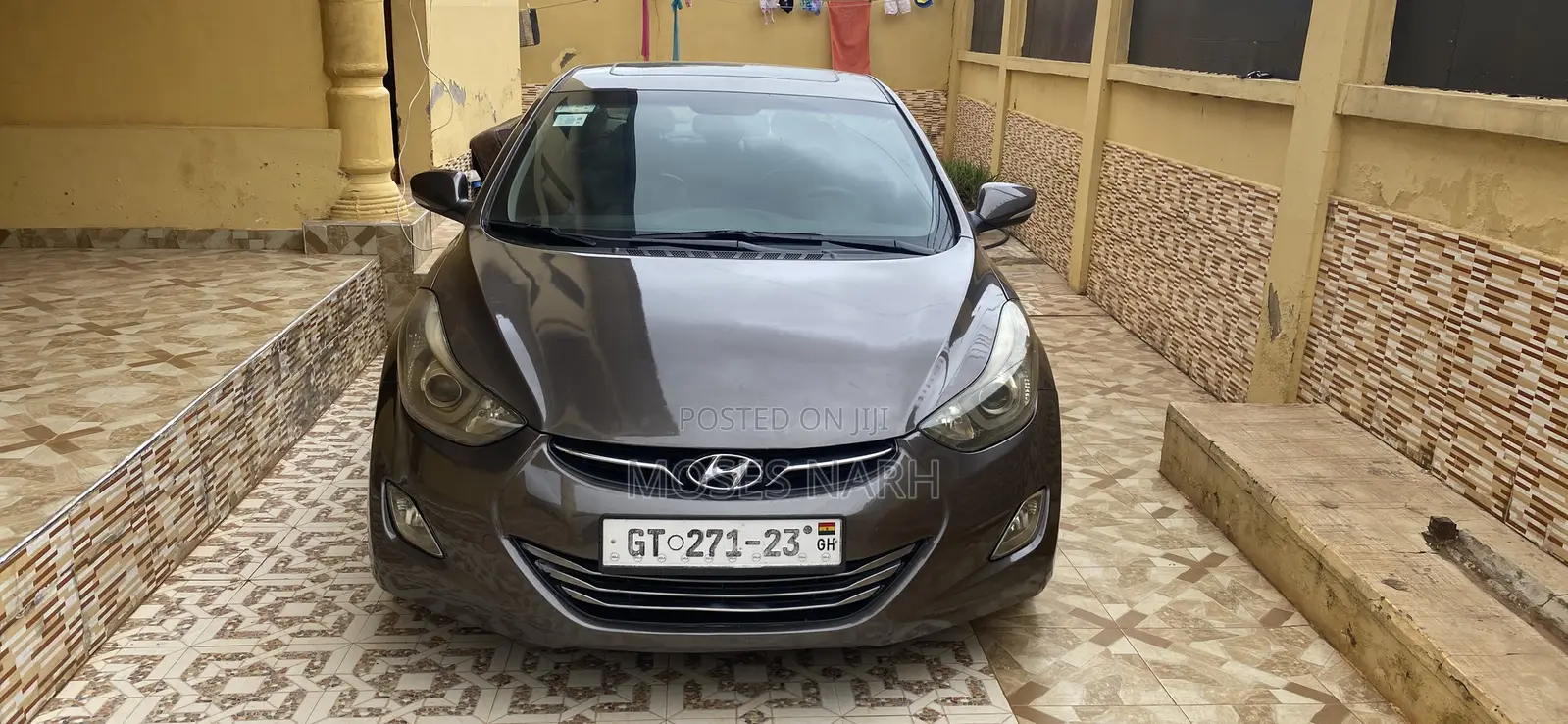 Hyundai Elantra Limited 2012 Brown