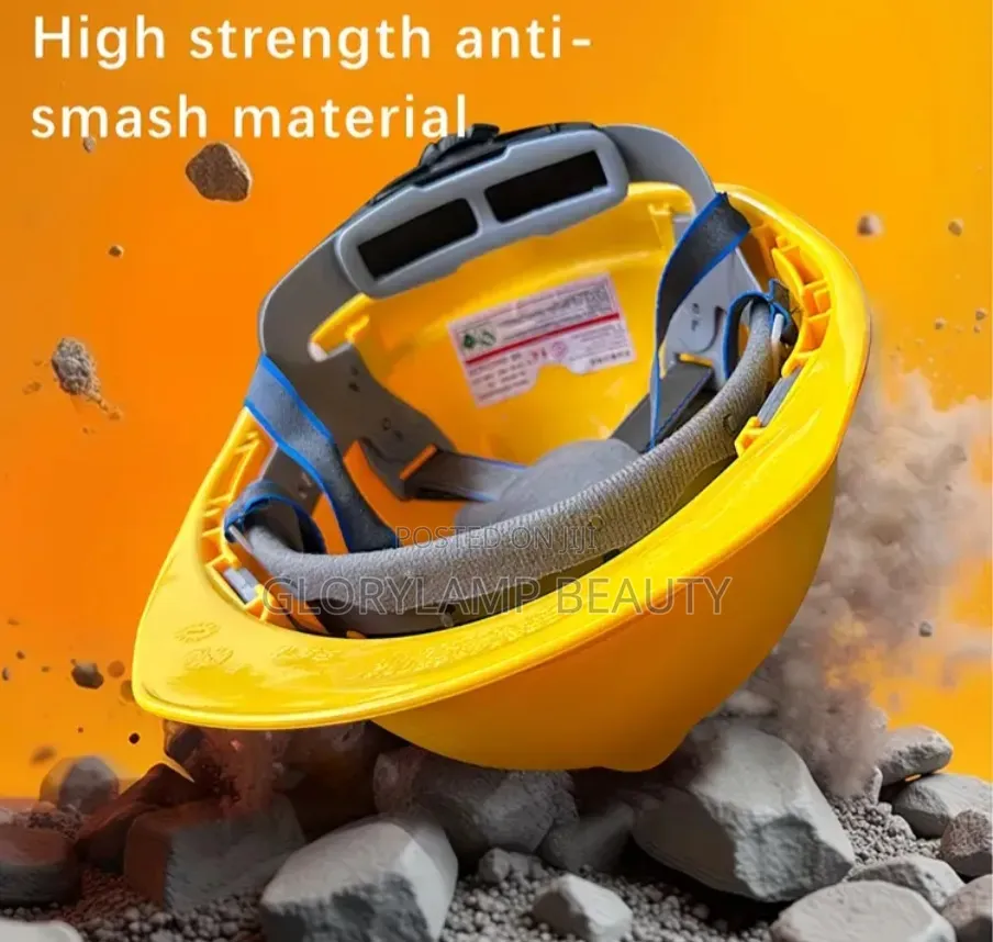 High-Impact Vented Safety Hard Hat – Adjustable Industrial Cons Helmet