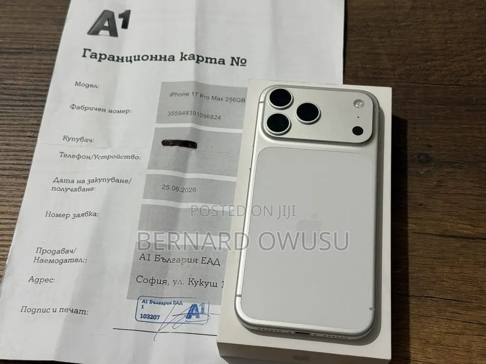 New Apple iPhone 17 Pro Max 512 GB Silver