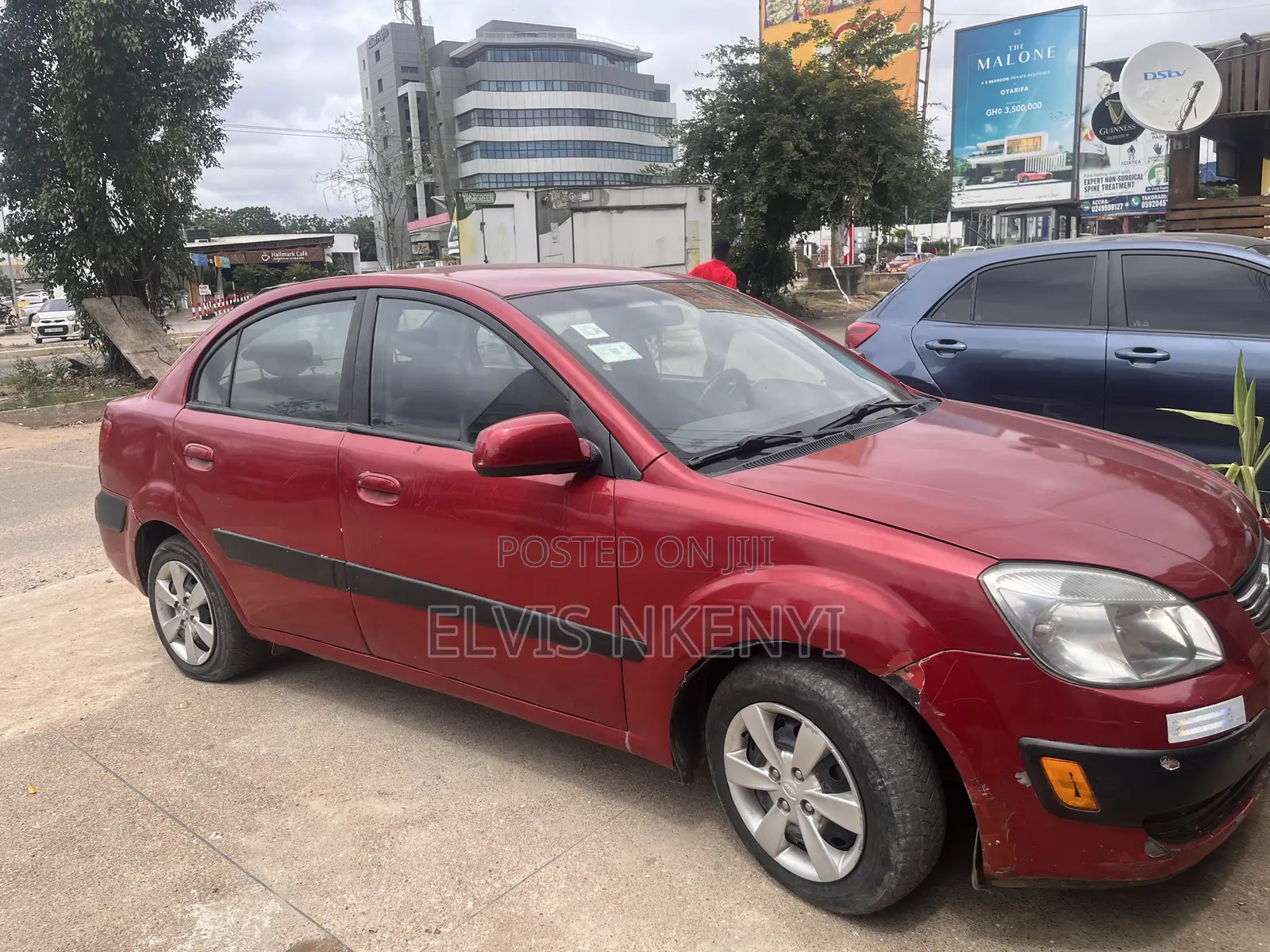 Kia Rio LX 4dr Sedan (1.6L 4cyl 4A) 2010 Red