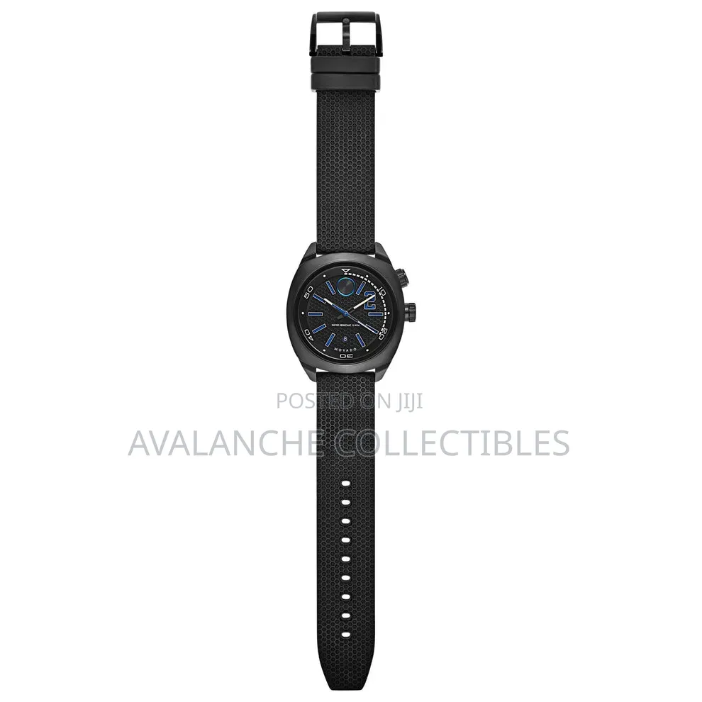 Movado Bold Silicone Strapped Gent's Watch 44mm Case Size.