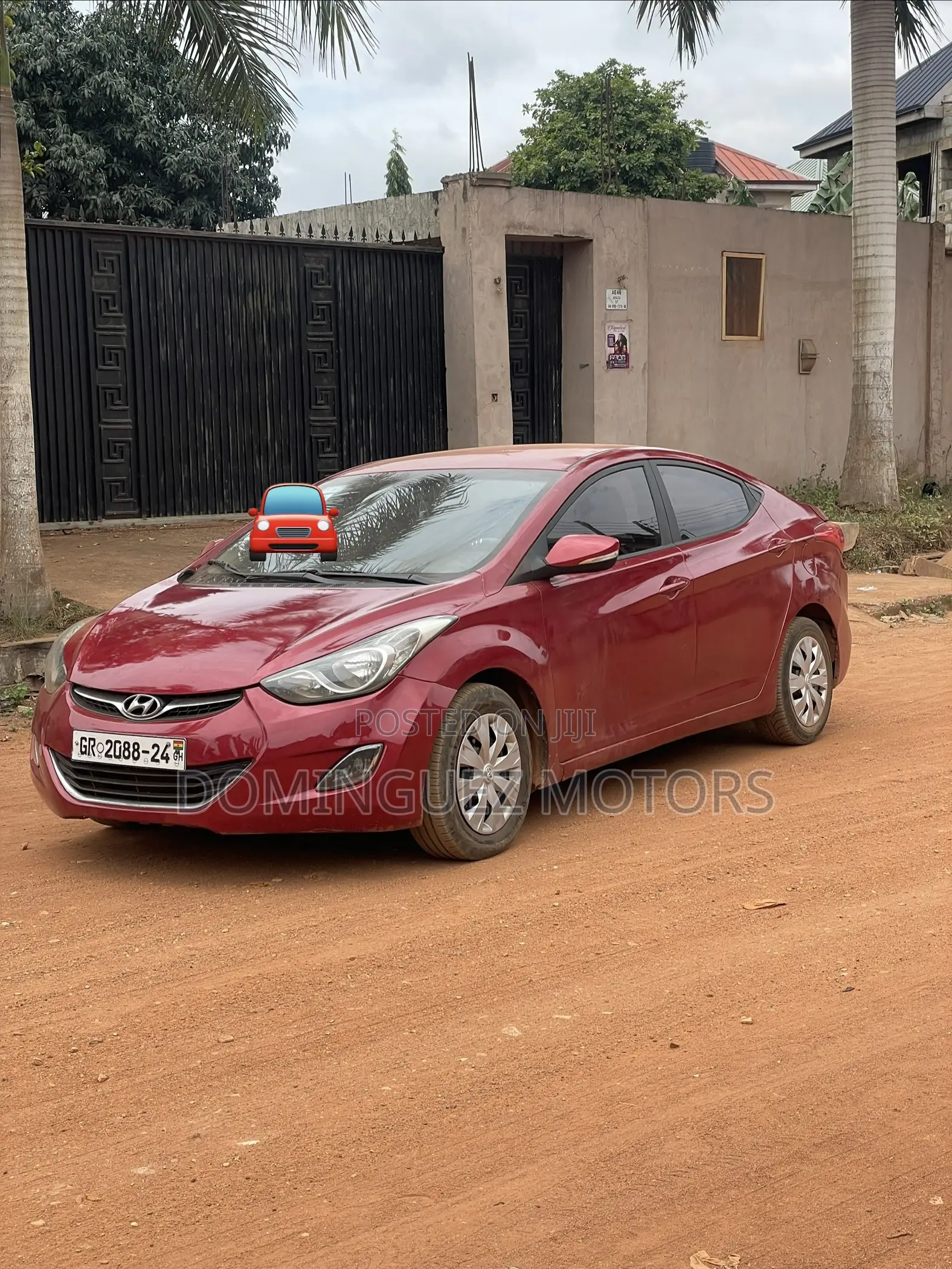 Hyundai Elantra 2013 Red