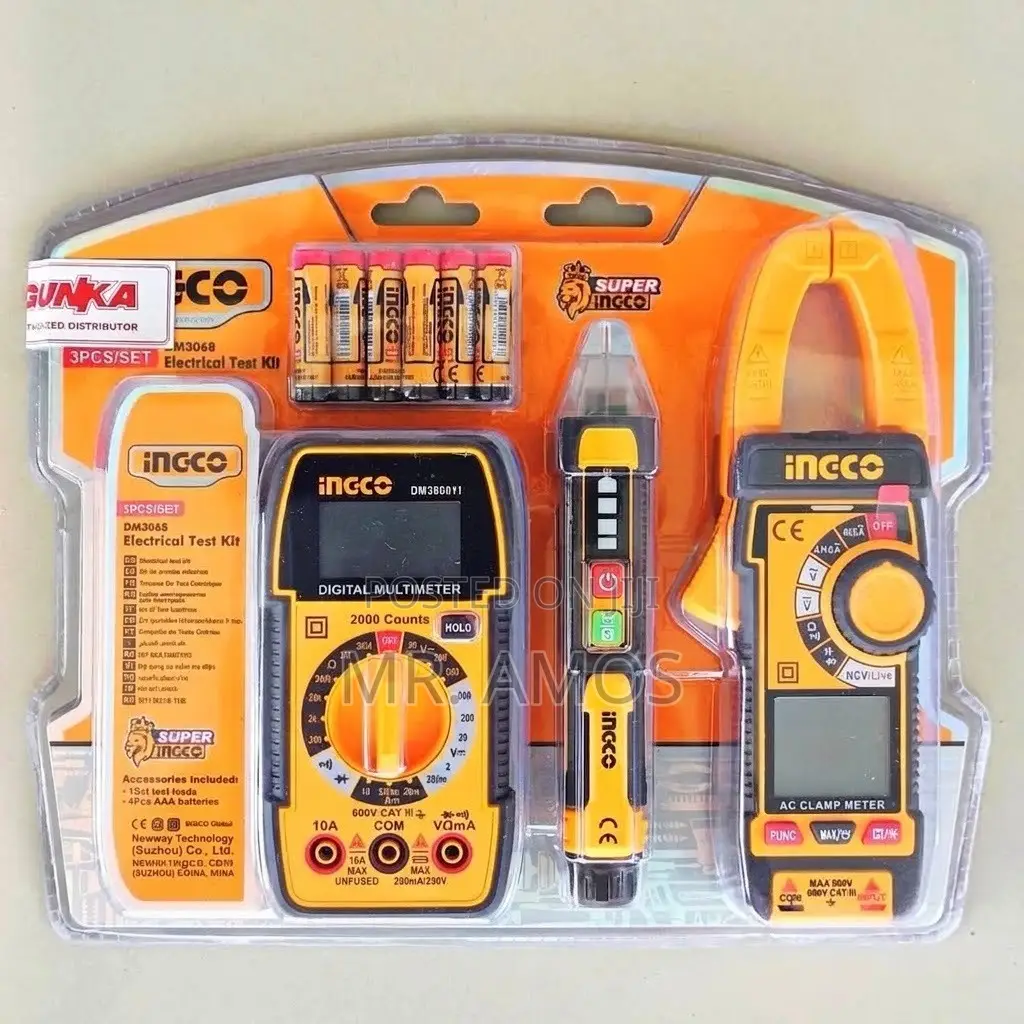 3 Piece Electrical Test Combo Kit - DM3069