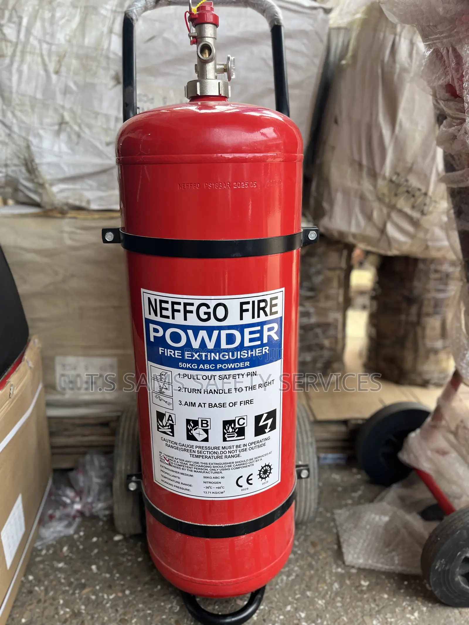 50kg Dry Chemical Powder Fire Extinguisher