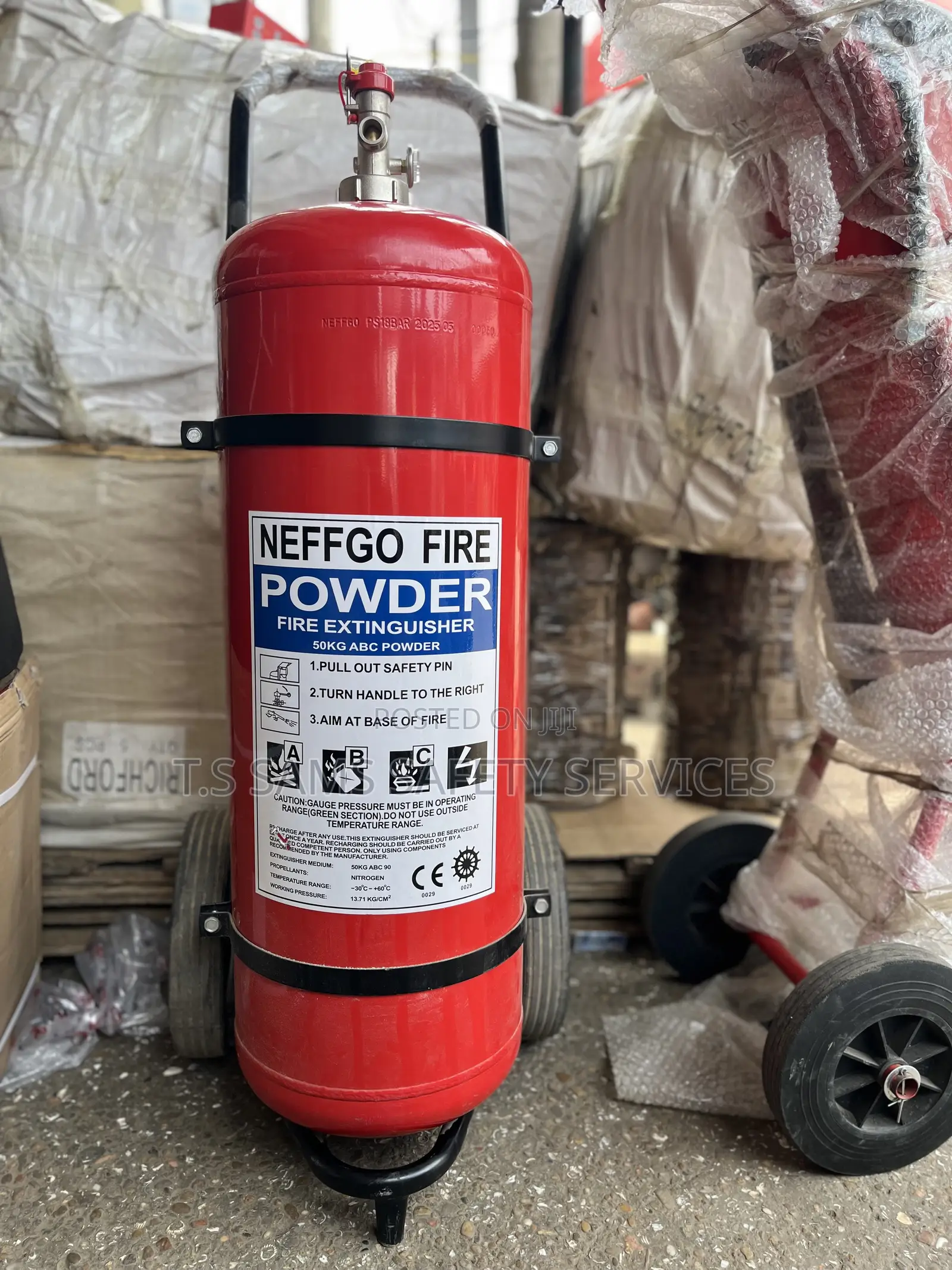 50kg Dry Chemical Powder Fire Extinguisher