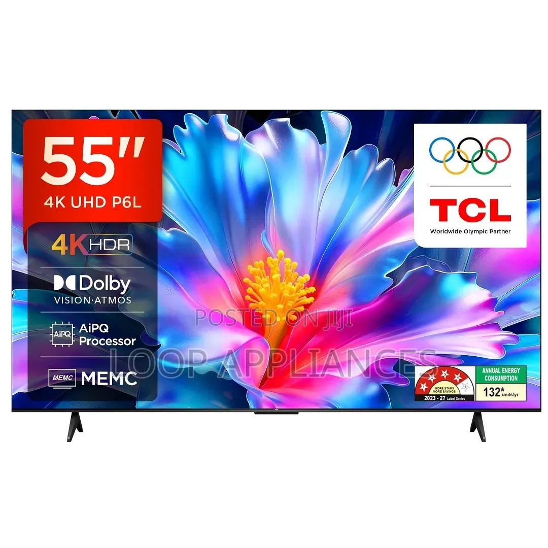 TCL 55 Inch Smart UHD 2026 Google Television 55P6L