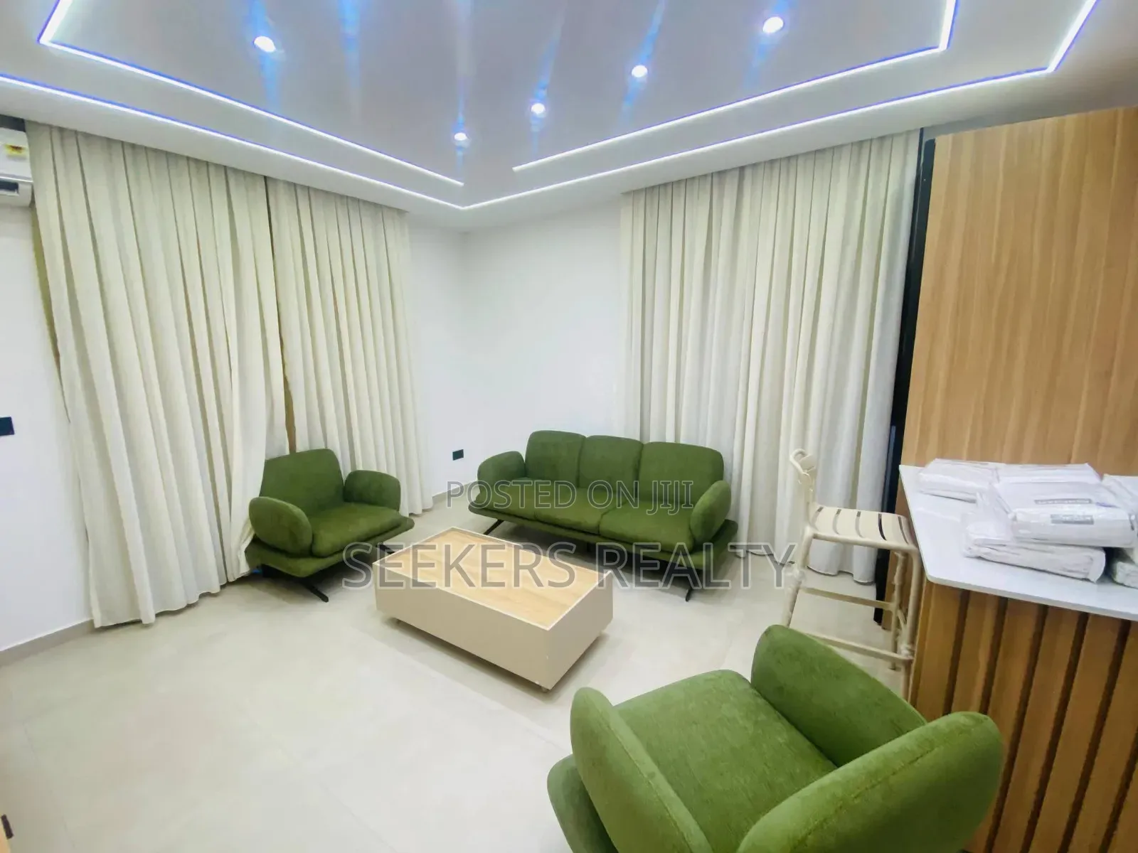 Furnished 1bdrm Apartment in Seekers Realty, Dzorwulu for rent