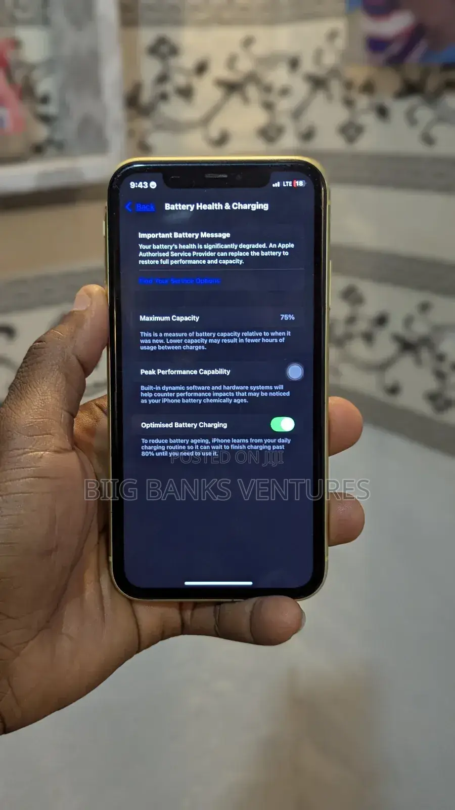 Apple iPhone 11 64 GB Yellow