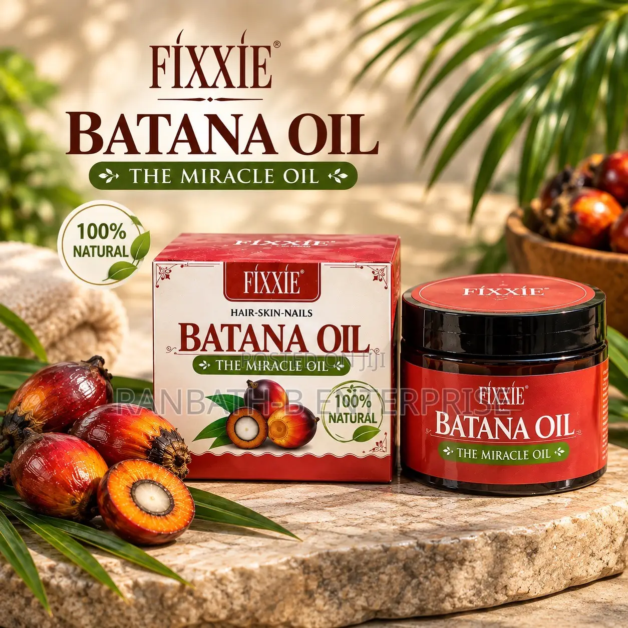 FIXXIE Batana Oil – Natural Nourishment for Your Routine