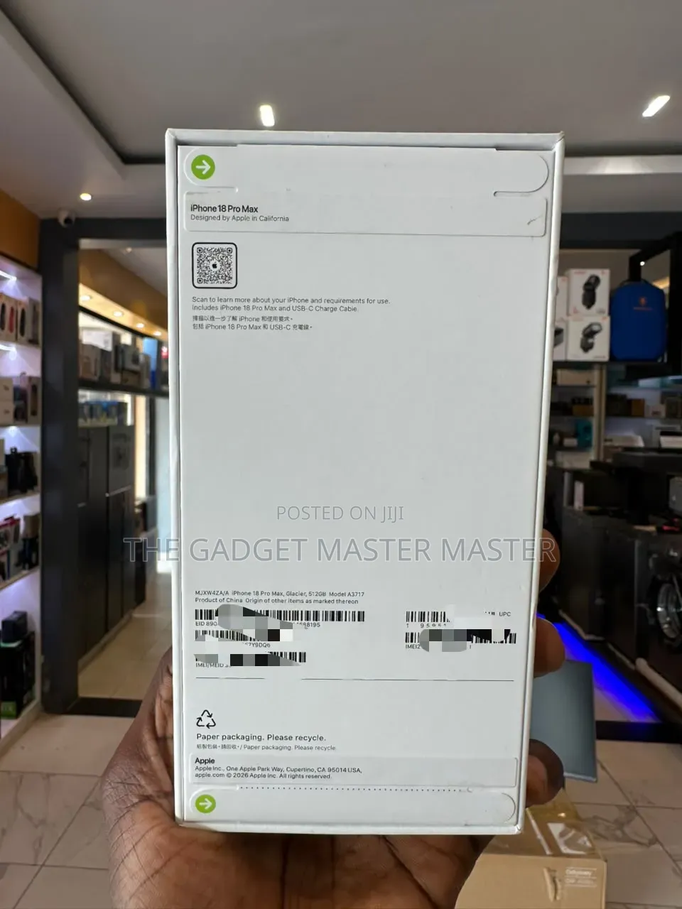 New Apple iPhone 18 Pro Max 512 GB Blue