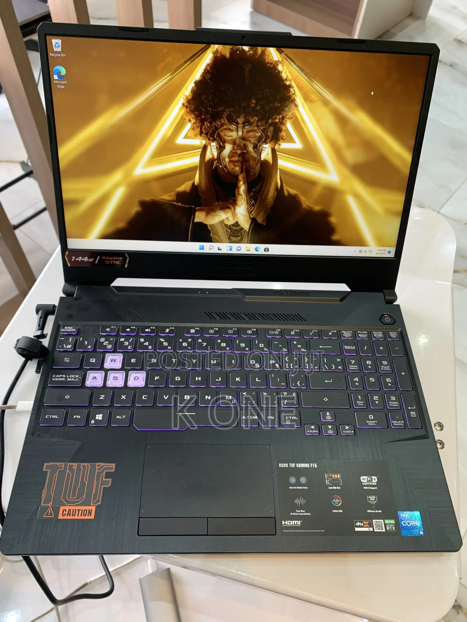 Laptop Asus TUF Dash F15 16GB Intel Core i5 SSD 512GB