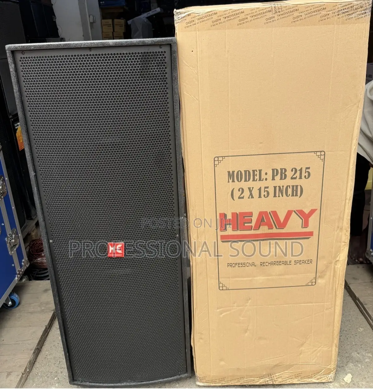 Heavy-Duty, Professional Rechargeable Dual 15-Inch Speaker