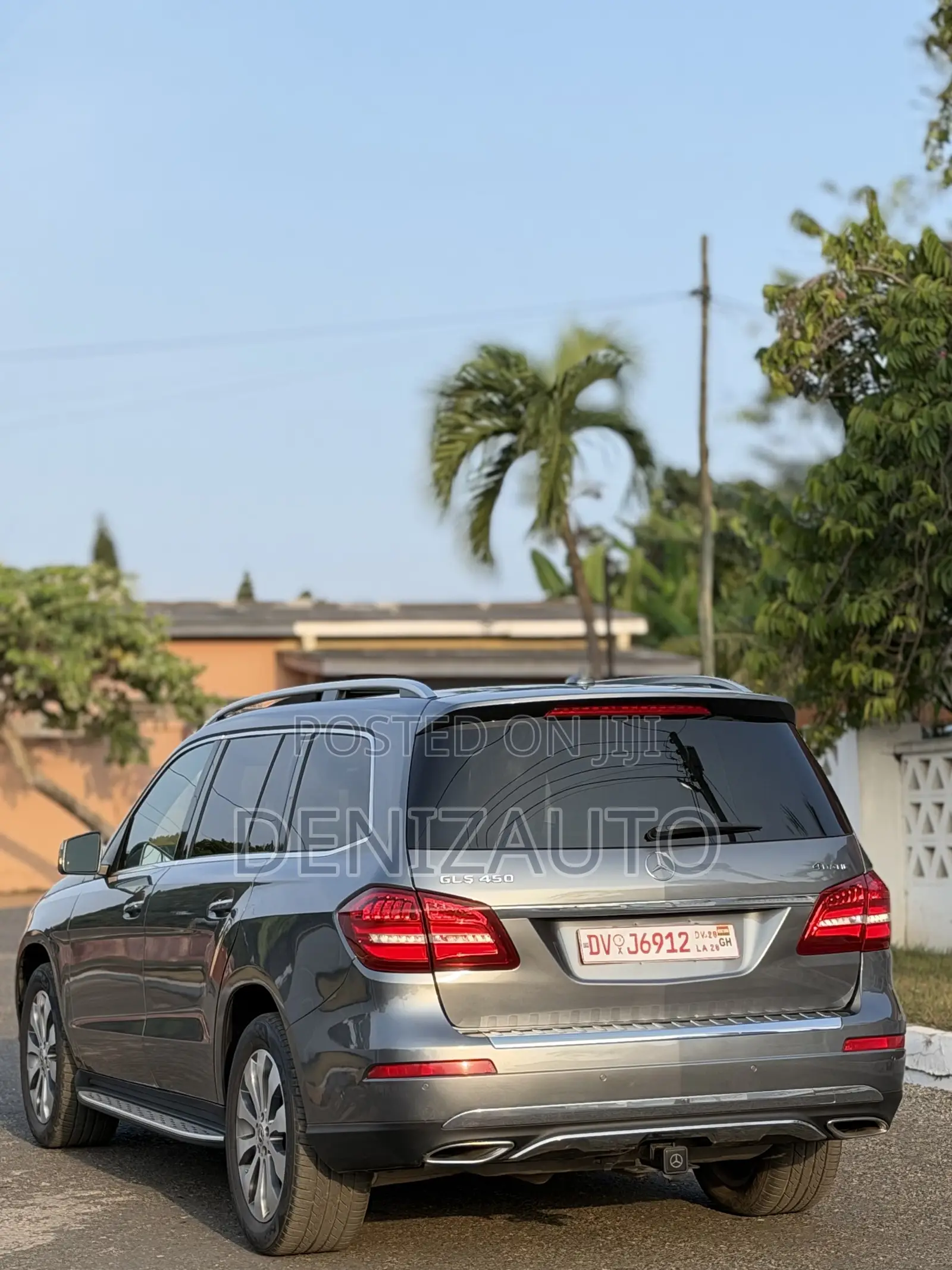 Mercedes-Benz GLS-Class GLS450 4MATIC 2018 Gray