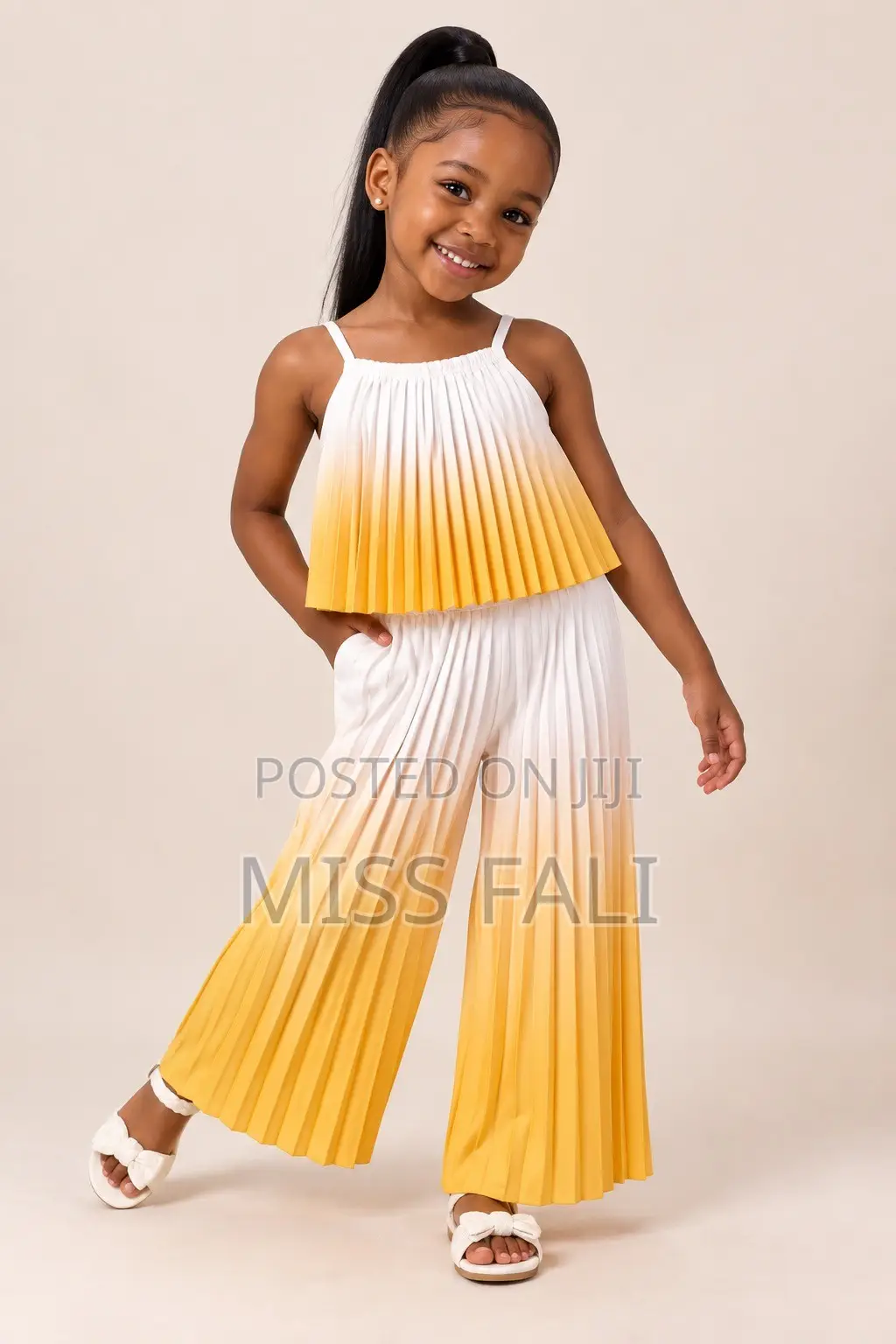 Sunshine Pleat Set. 4Years