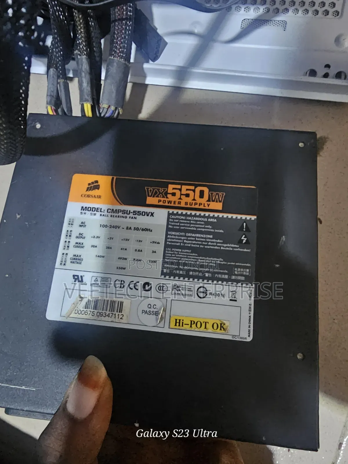 Corsair Vx 550w