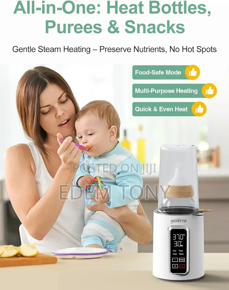 Kostte Baby Bottle Food Warmer/Steamer/Defrost B-Milk Keep Warm