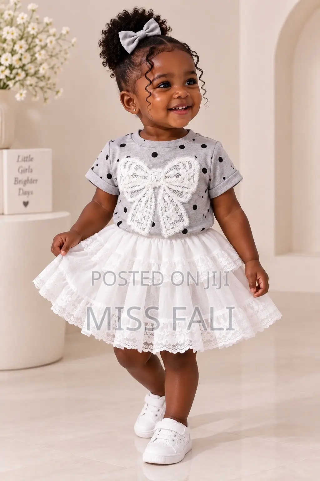 Little Miss Bow Set. 12-18Months