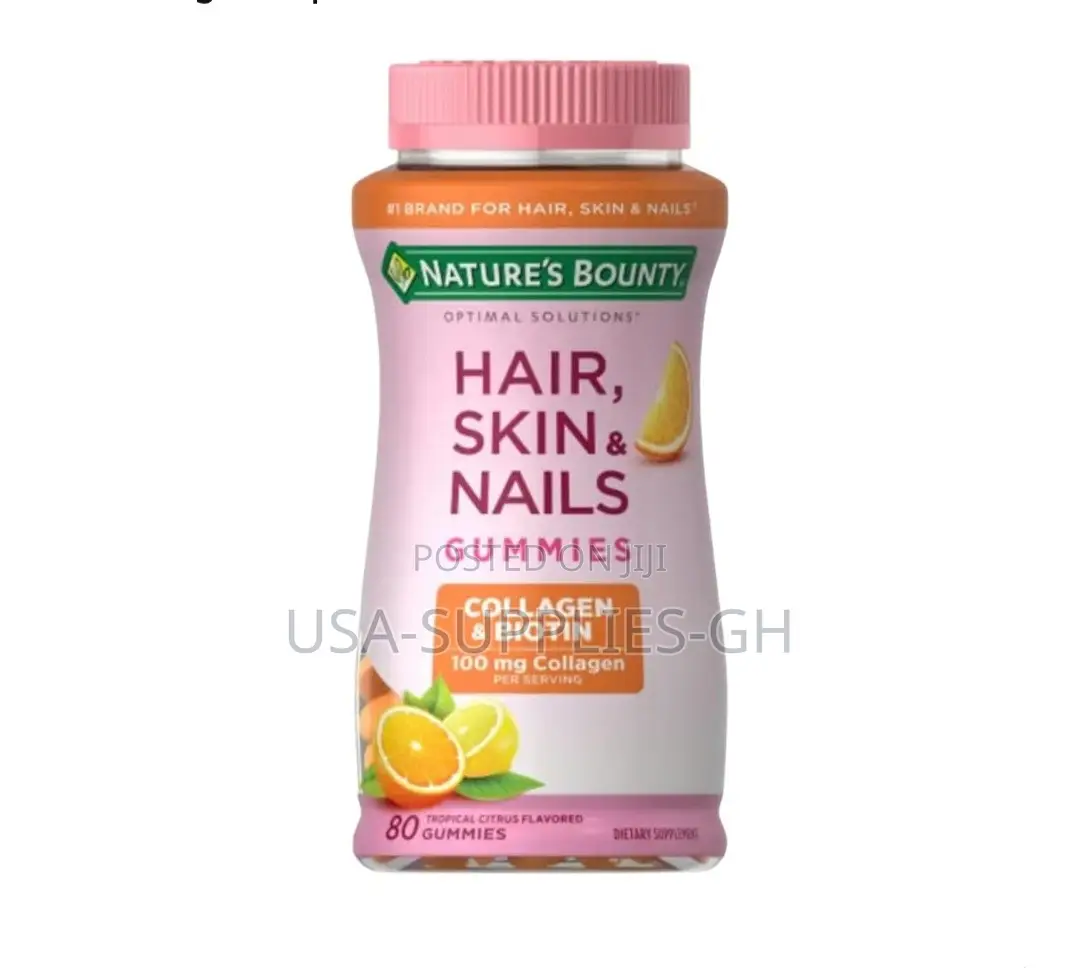 Nature's Bounty Hair, Skin, Nails Biotin/Collagen 80 Counts From Usa