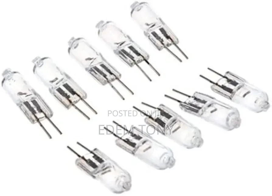 10 PCS G4 Type Halogen Light Bulb Lamp 12V 10 10 Watt Warm White Light