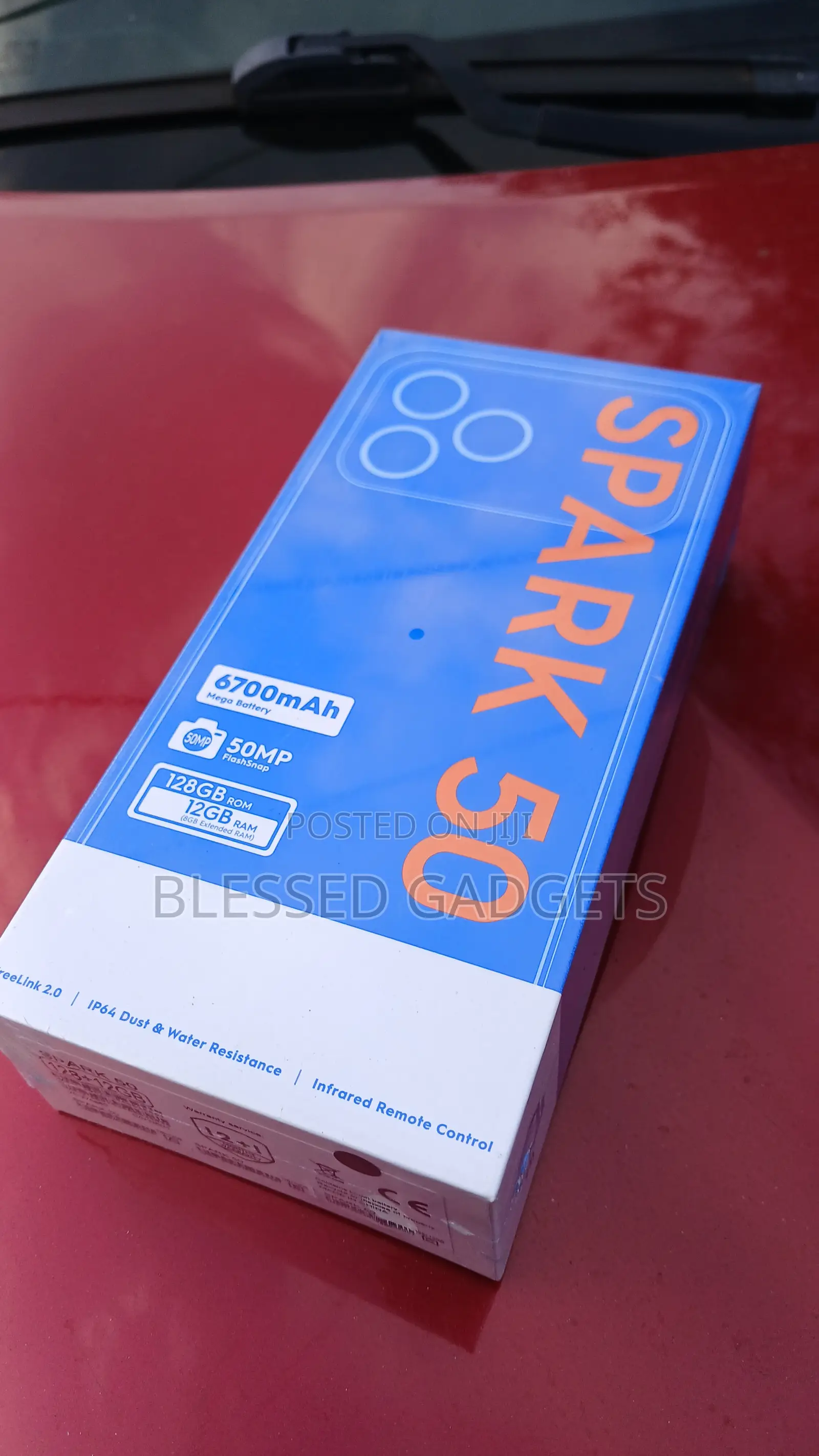 New Tecno Spark 50 128 GB Black