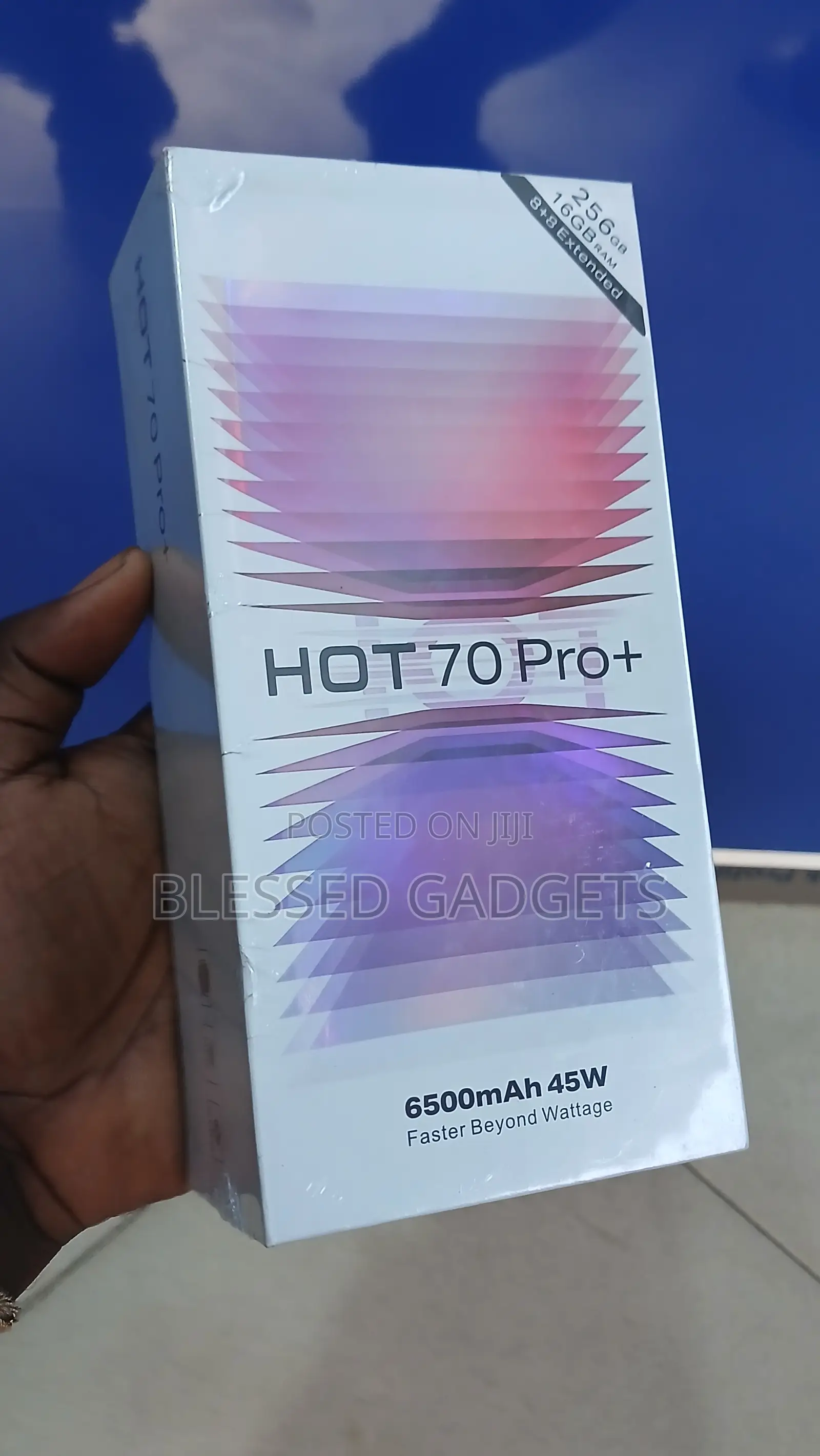 New Infinix Hot 70 Pro 5G+ 256 GB Black