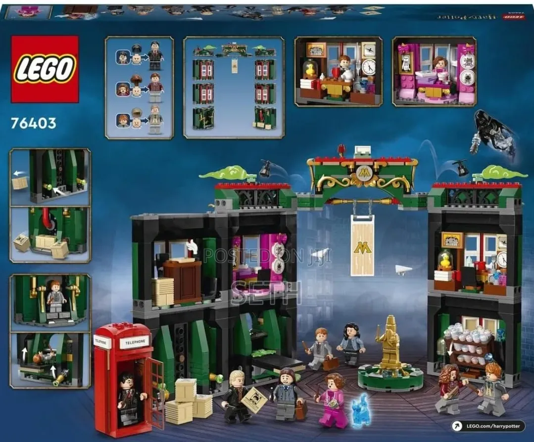 Lego Harry Potter the Ministry of Magic 76403 Modular Model Building T