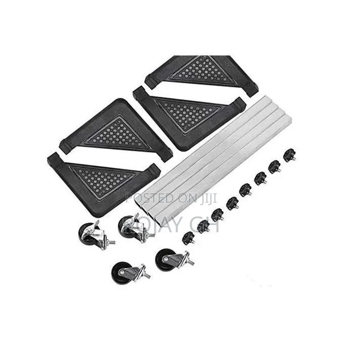 Mobile Base With Wheels for Washing Machines and Refrigerators