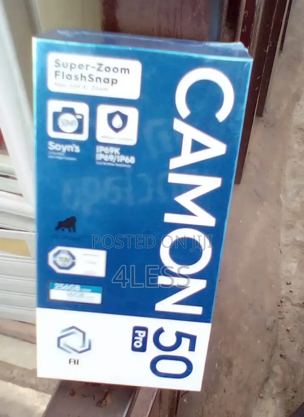 New Tecno Camon 50 Pro 256 GB Black