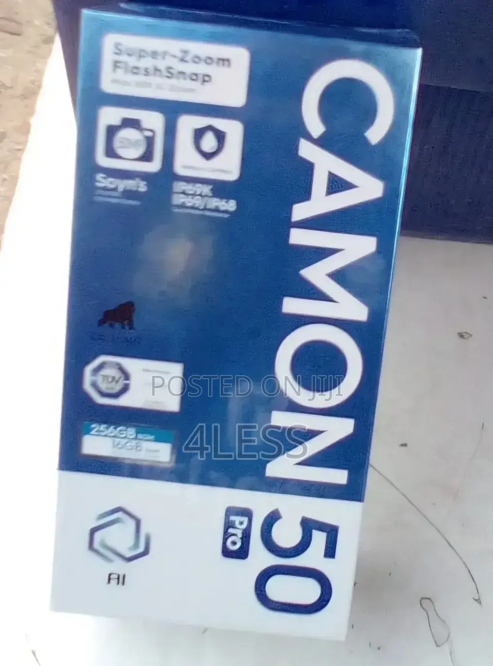 New Tecno Camon 50 Pro 256 GB Black