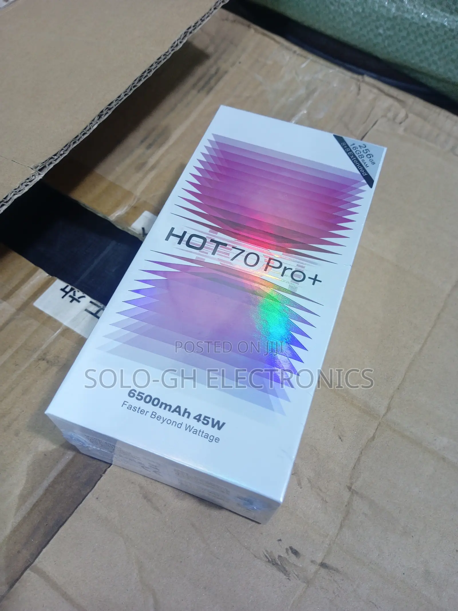 New Infinix Hot 70 Pro 5G+ 256 GB Black