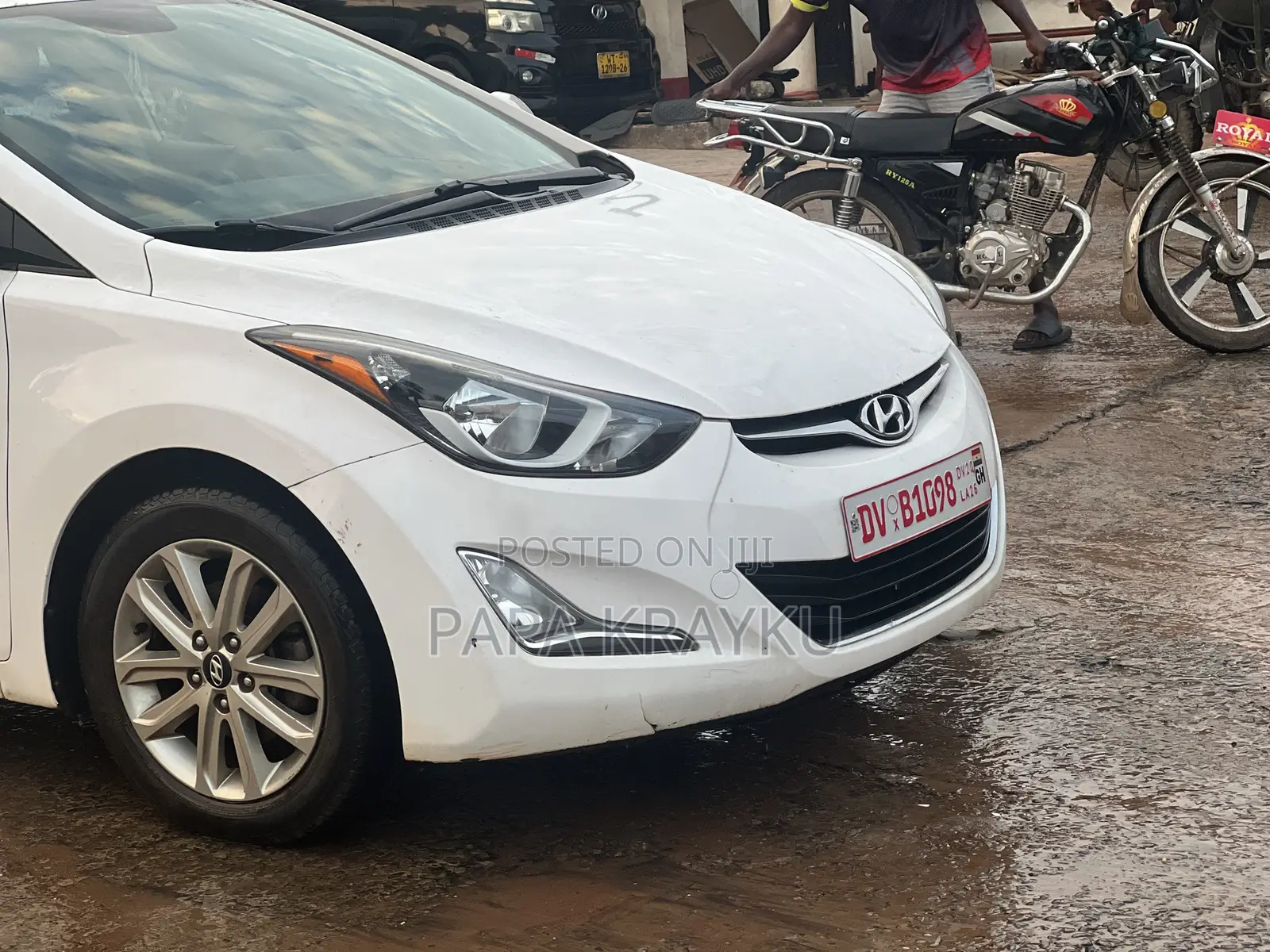 Hyundai Elantra SE 4dr Sedan (1.8L 4cyl 6M) 2015 White
