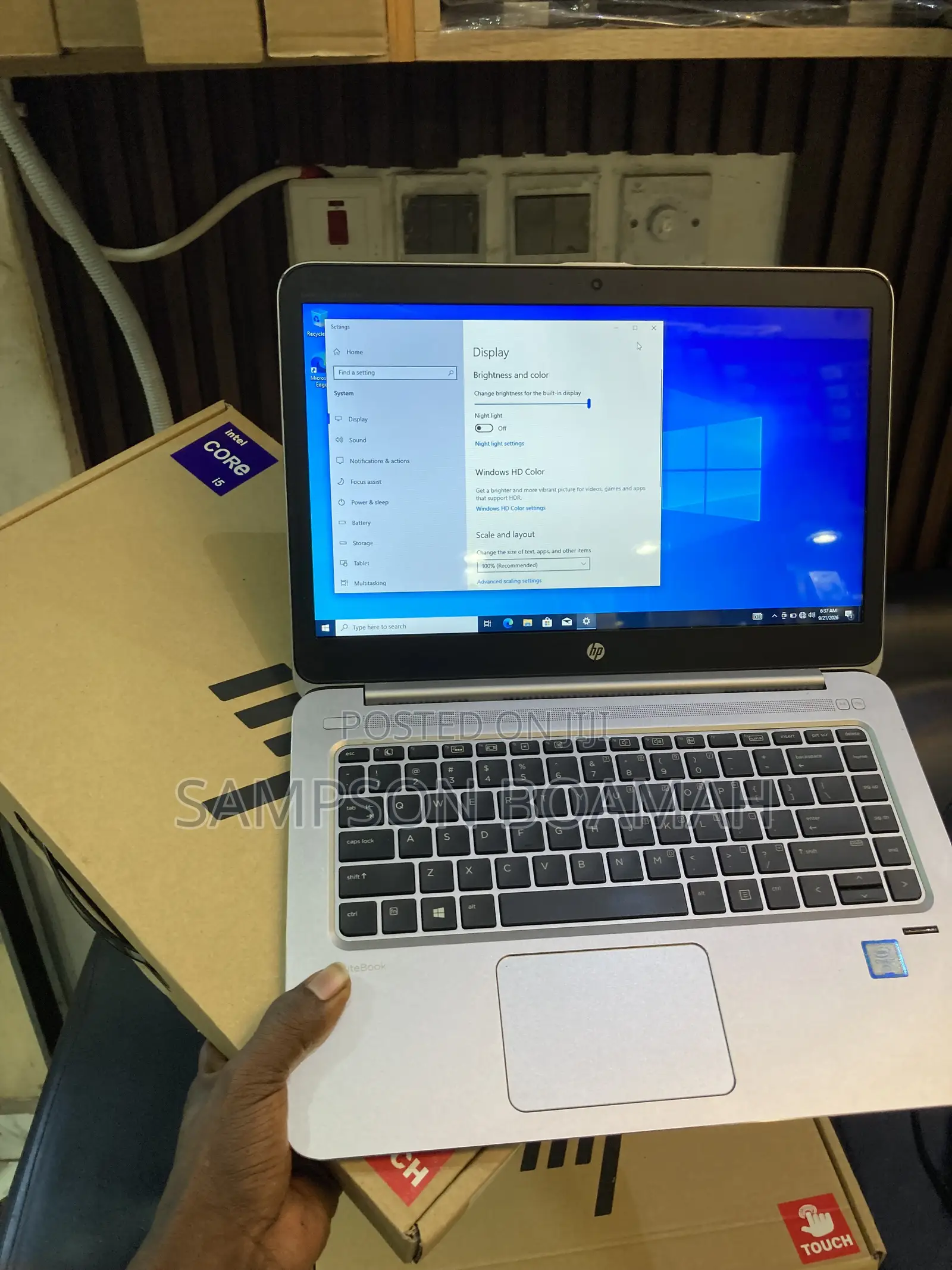 New Laptop HP EliteBook 1040 G3 8GB Intel Core i7 SSD 256GB