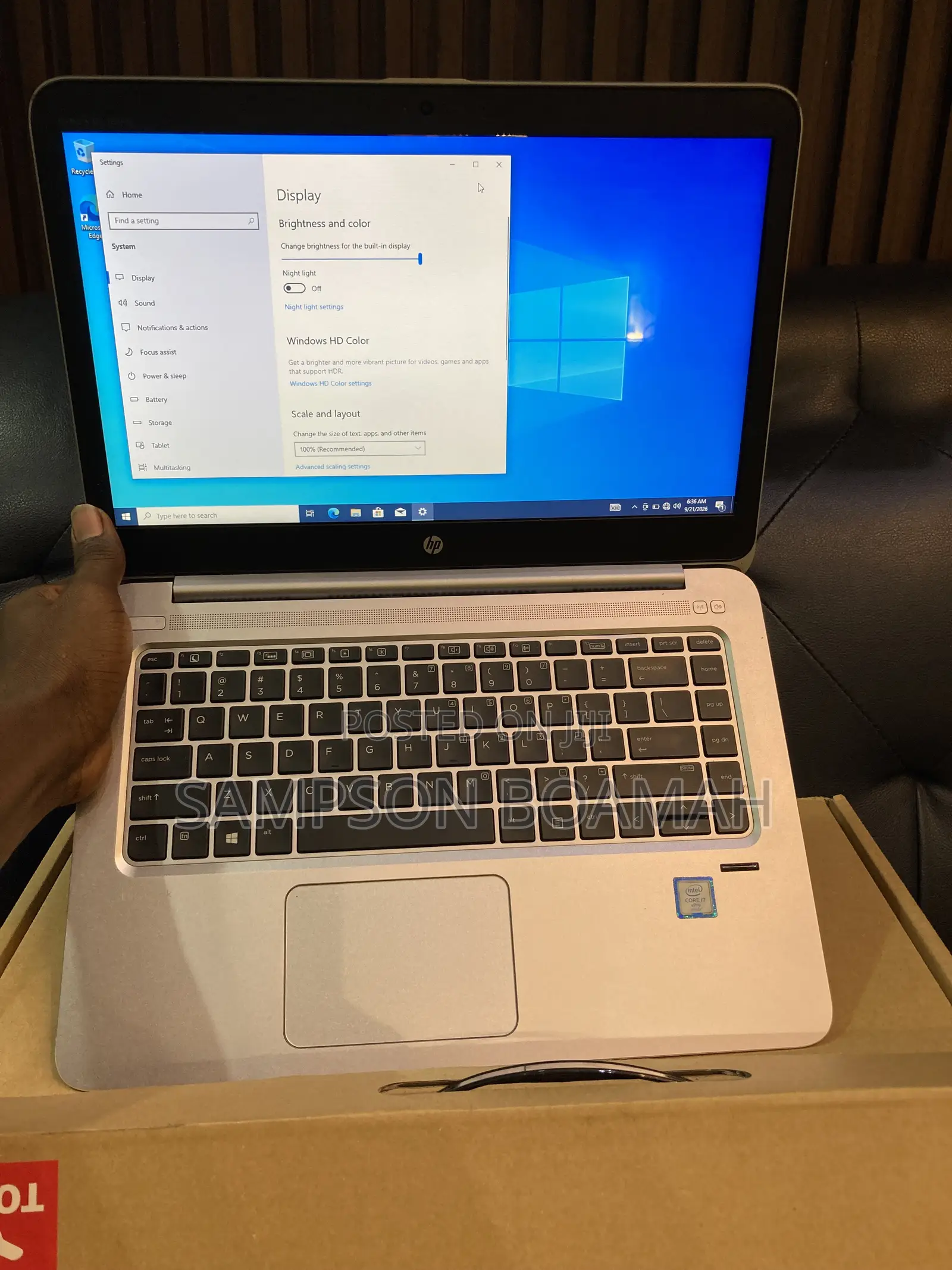 New Laptop HP EliteBook 1040 G3 8GB Intel Core i7 SSD 256GB