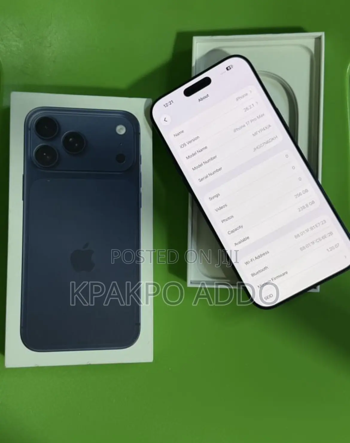 Apple iPhone 17 Pro Max 256 GB Blue
