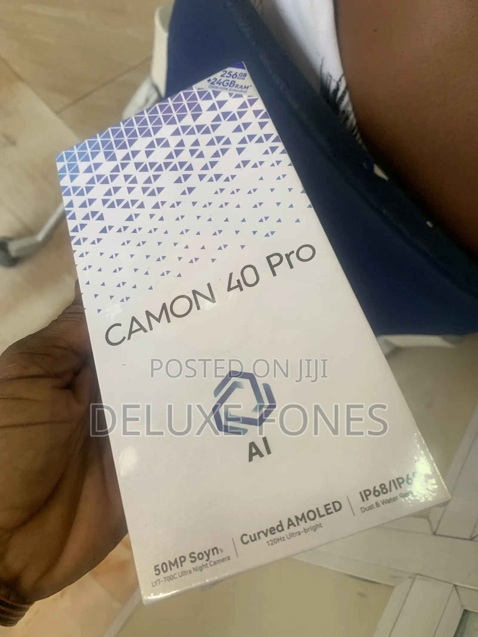 New Tecno Camon 40 Pro 5G 256 GB Black
