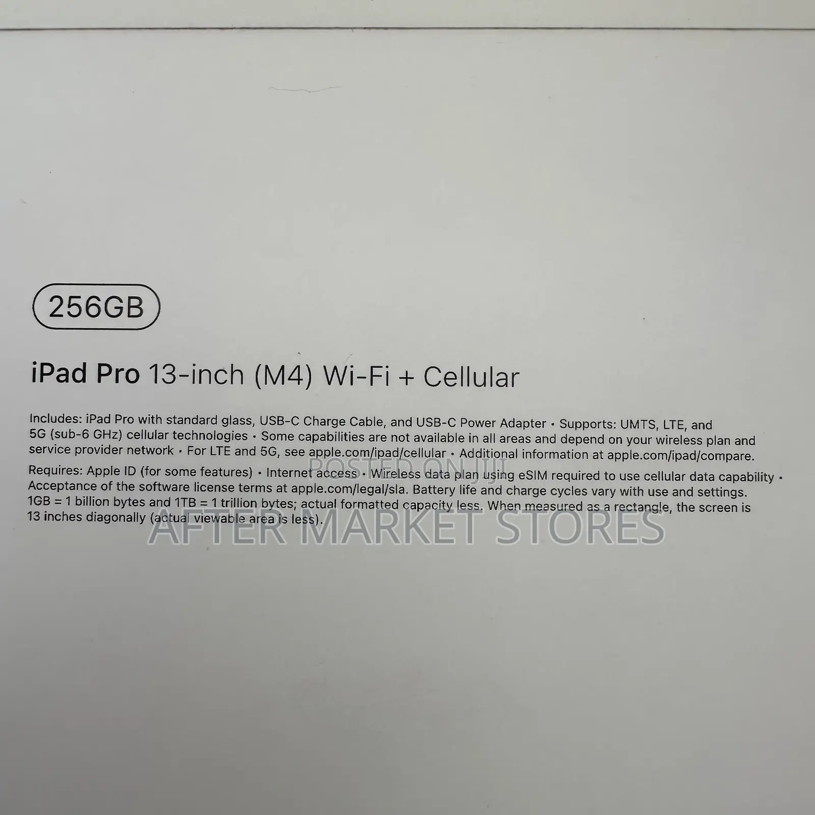 New Apple iPad Pro 13 (2024) 256 GB Silver