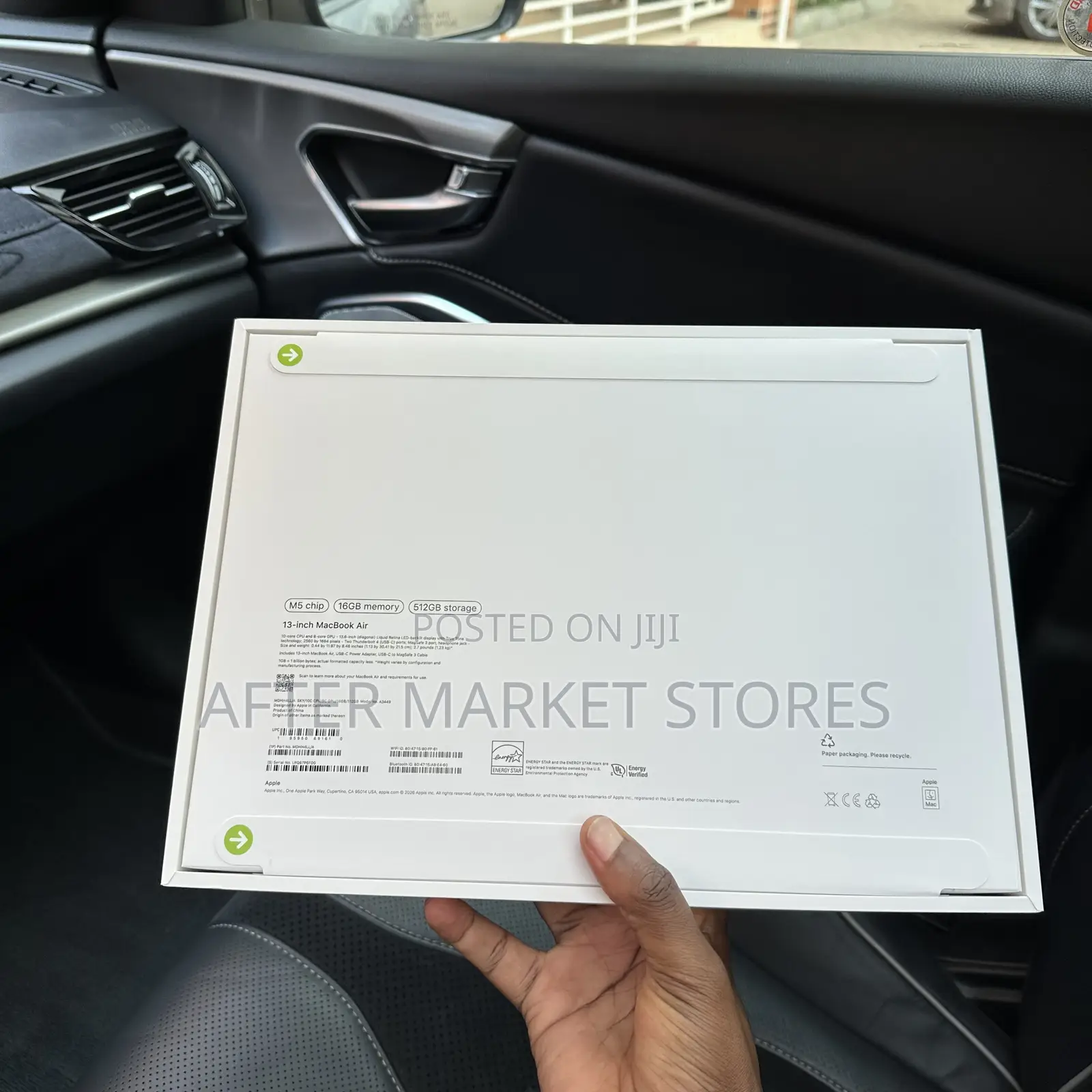 New Laptop Apple MacBook Air 2026 M5 16GB Apple M5 SSD 512GB