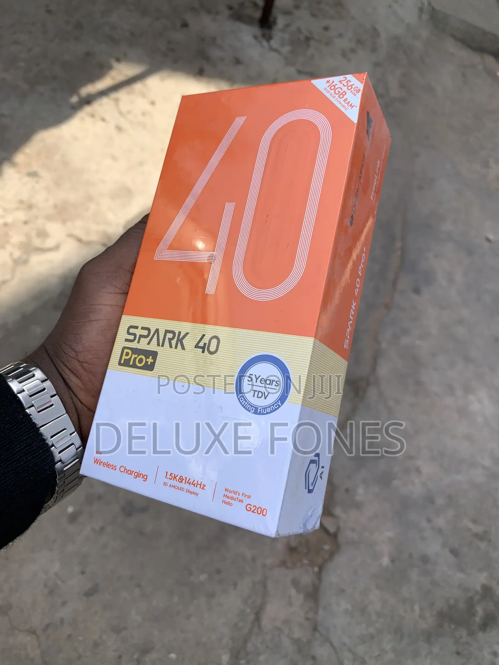 New Tecno Spark 40 Pro+ 256 GB Black