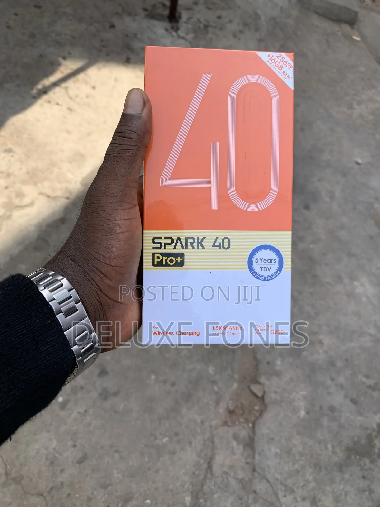 New Tecno Spark 40 Pro+ 256 GB Black