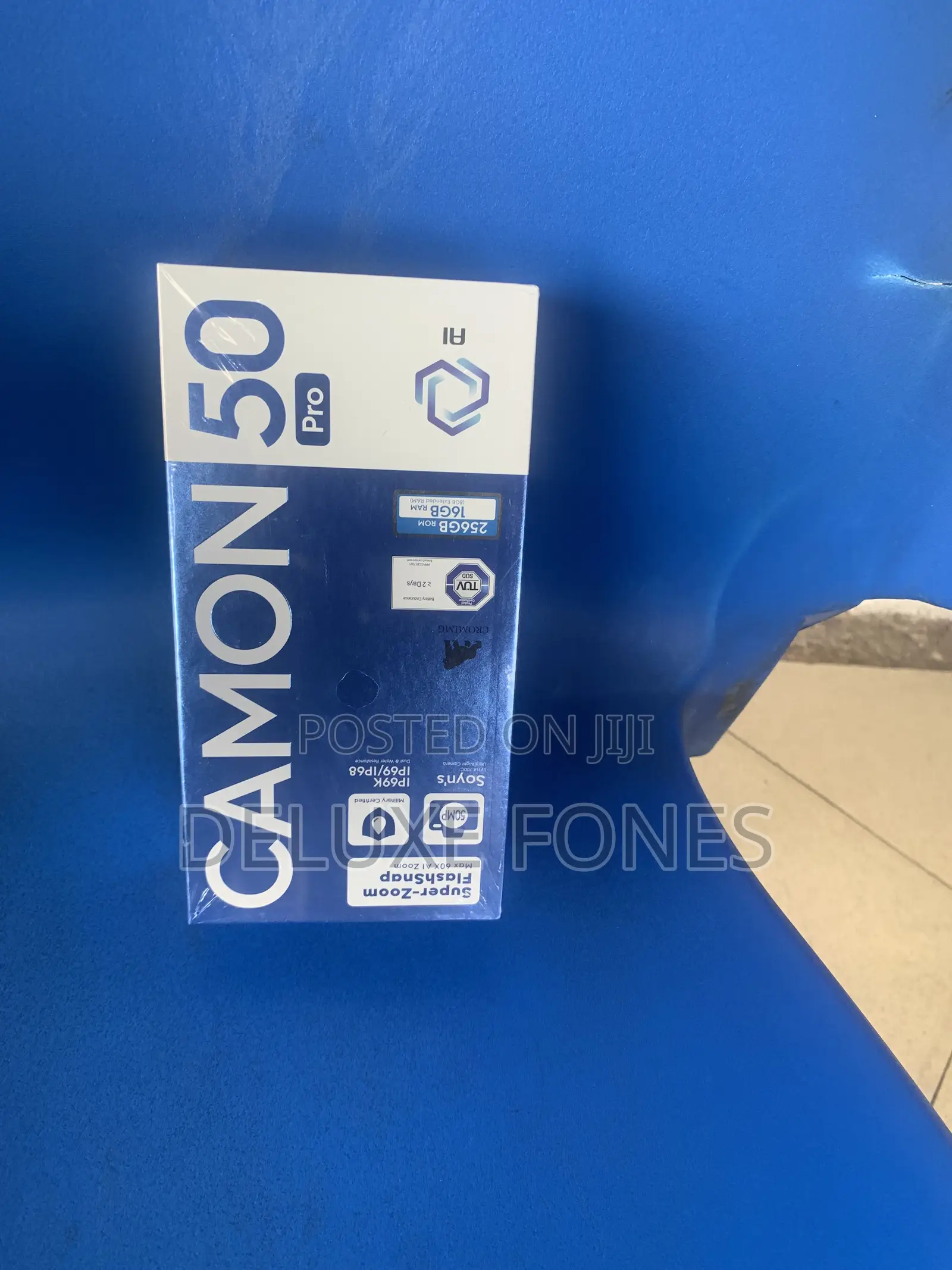 New Tecno Camon 50 Pro 256 GB Black