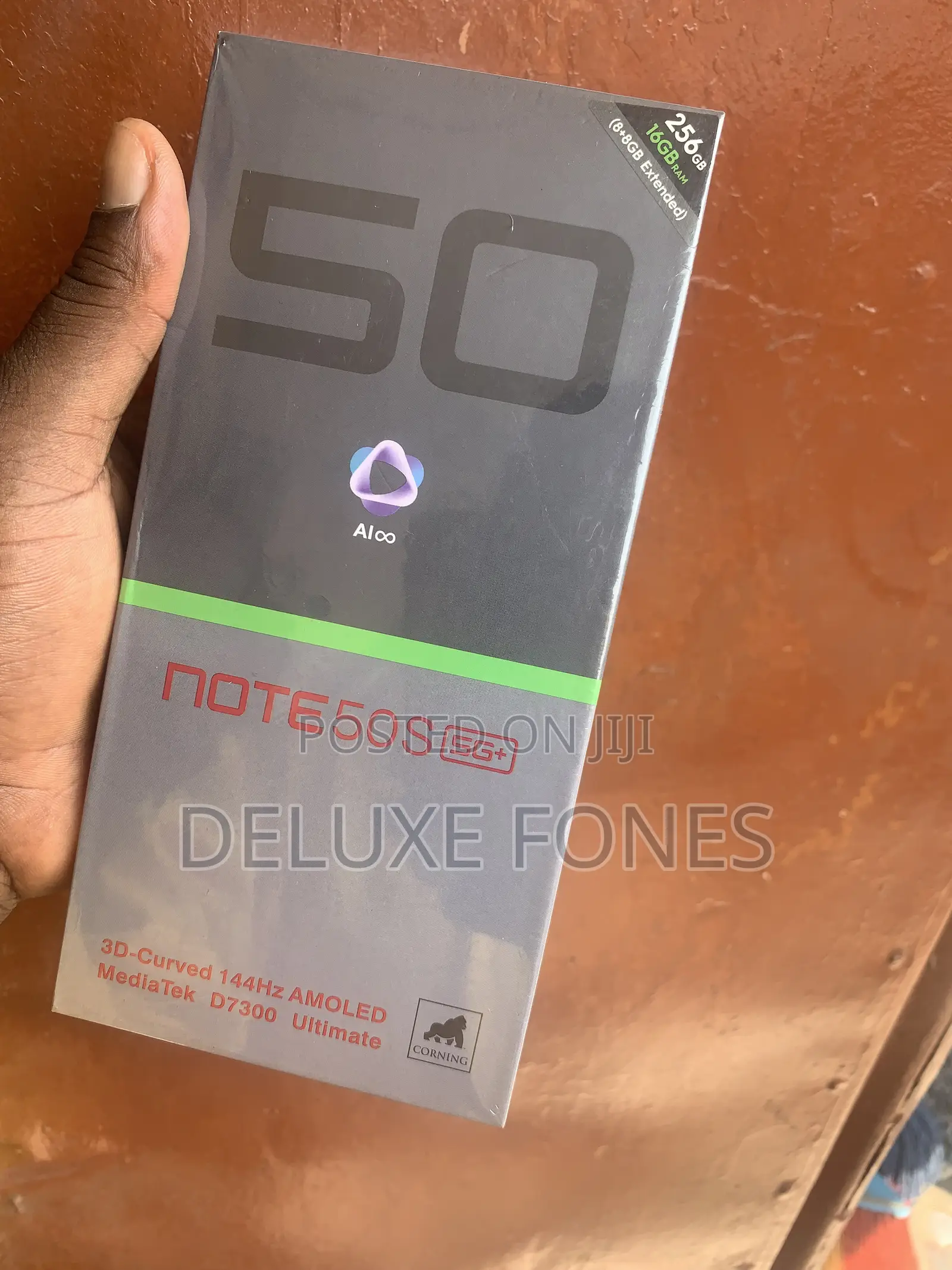 New Infinix Note 50s 256 GB Black