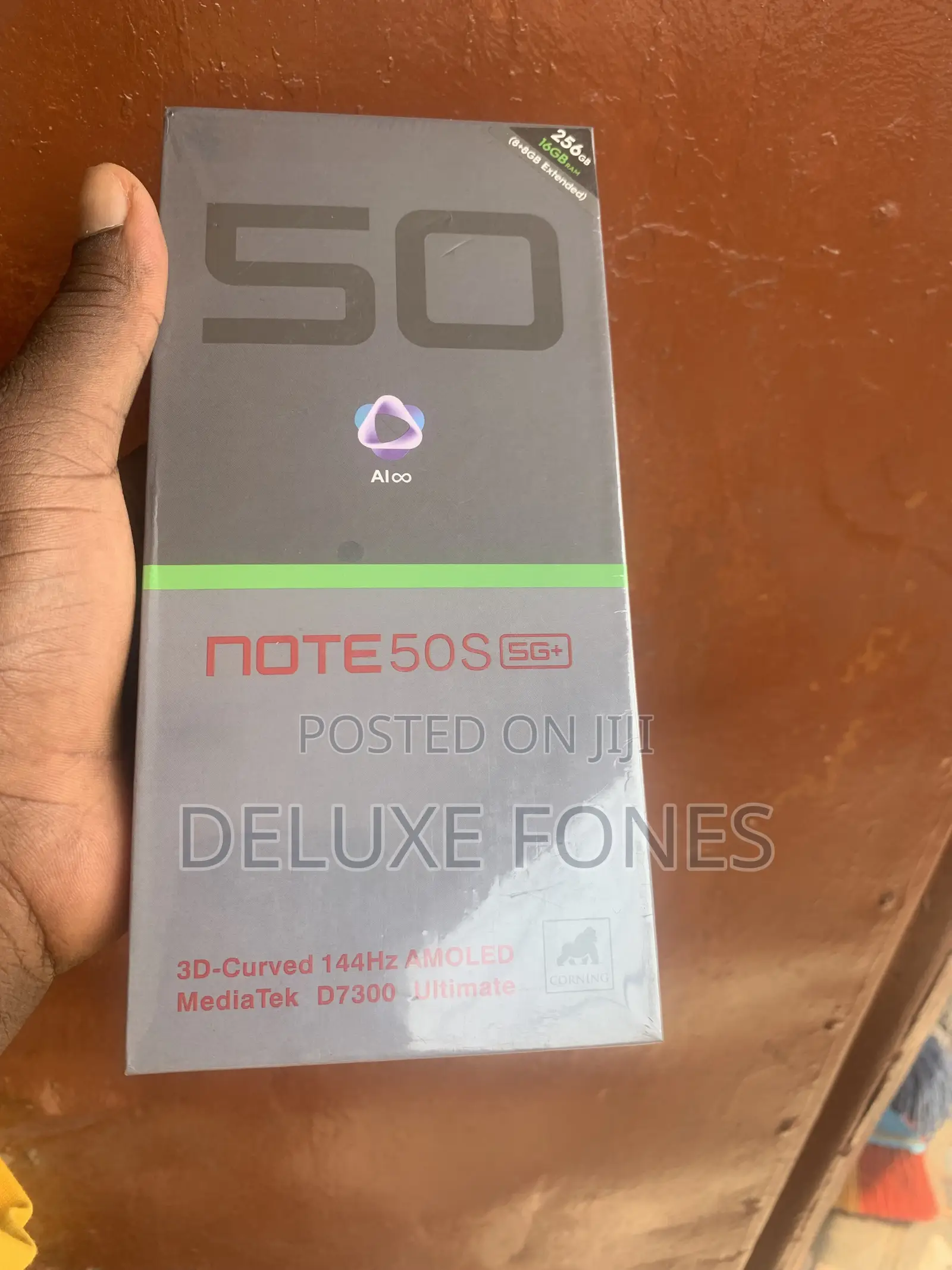 New Infinix Note 50s 256 GB Black