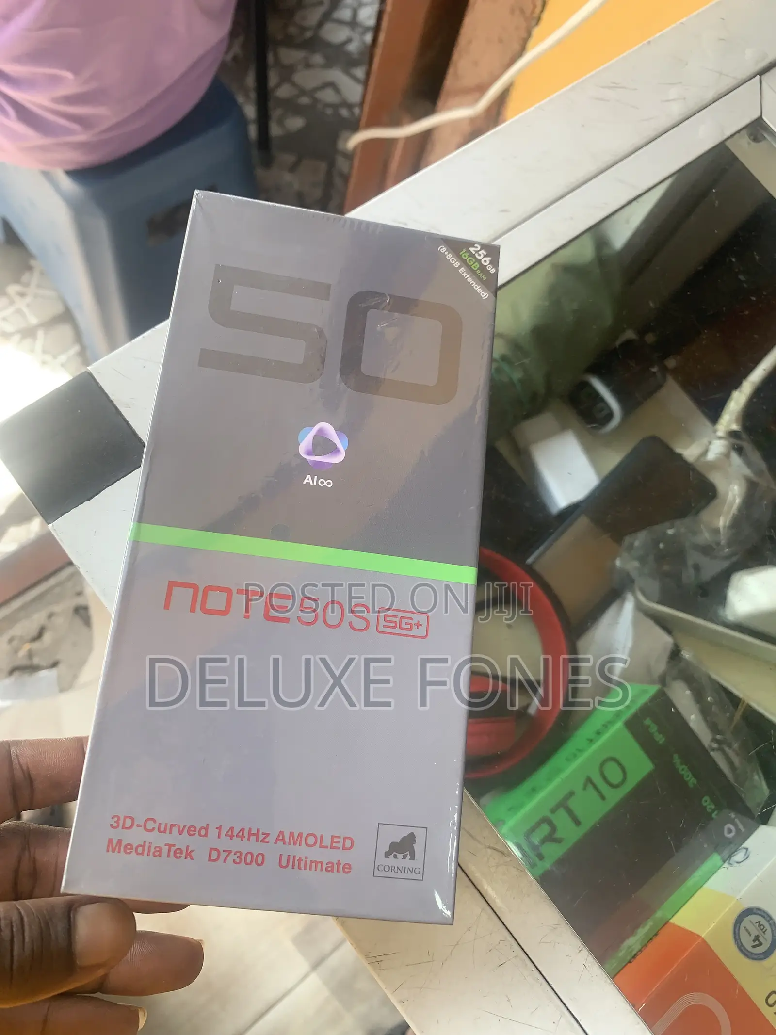 New Infinix Note 50s 256 GB Black