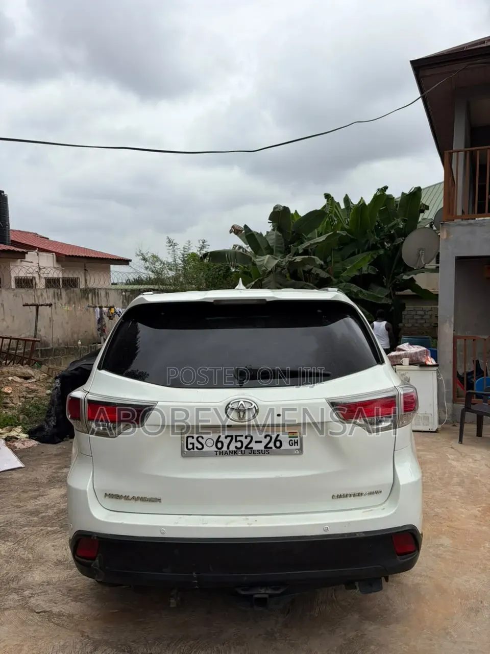 Toyota Highlander Limited V6 4x4 (3.5L 6cyl 6A) 2016 White
