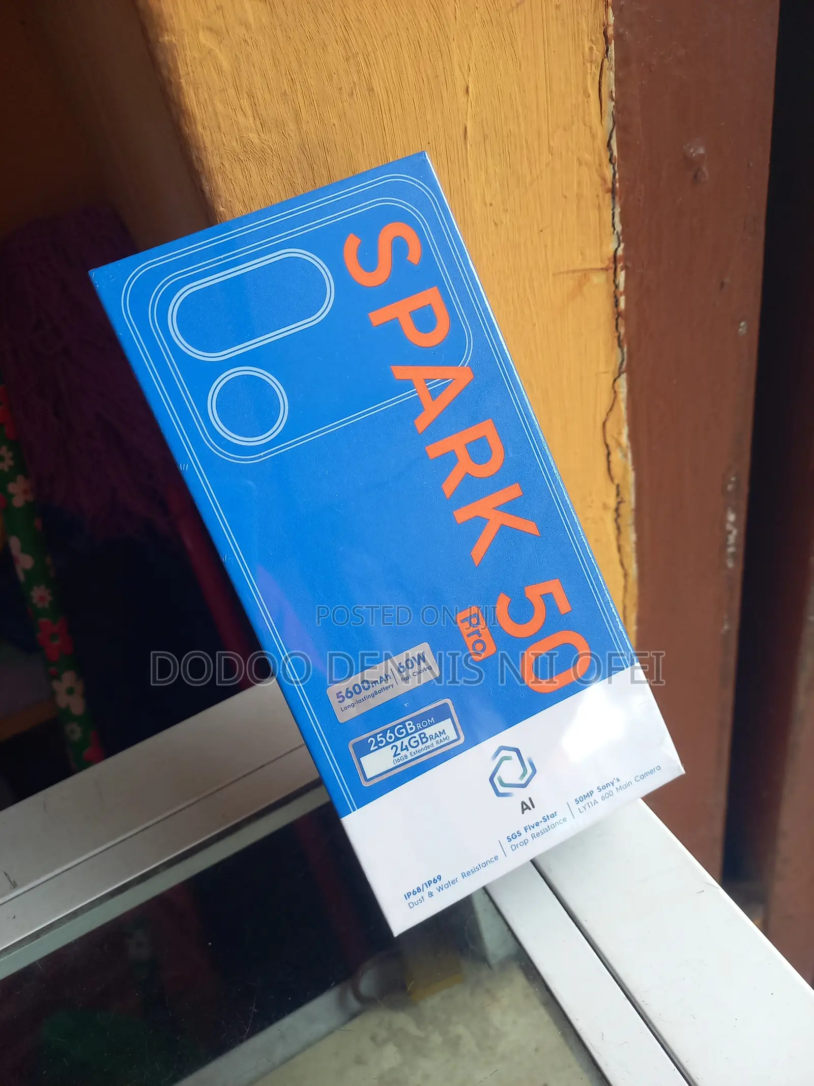 New Tecno Spark 50 Pro 256 GB Orange