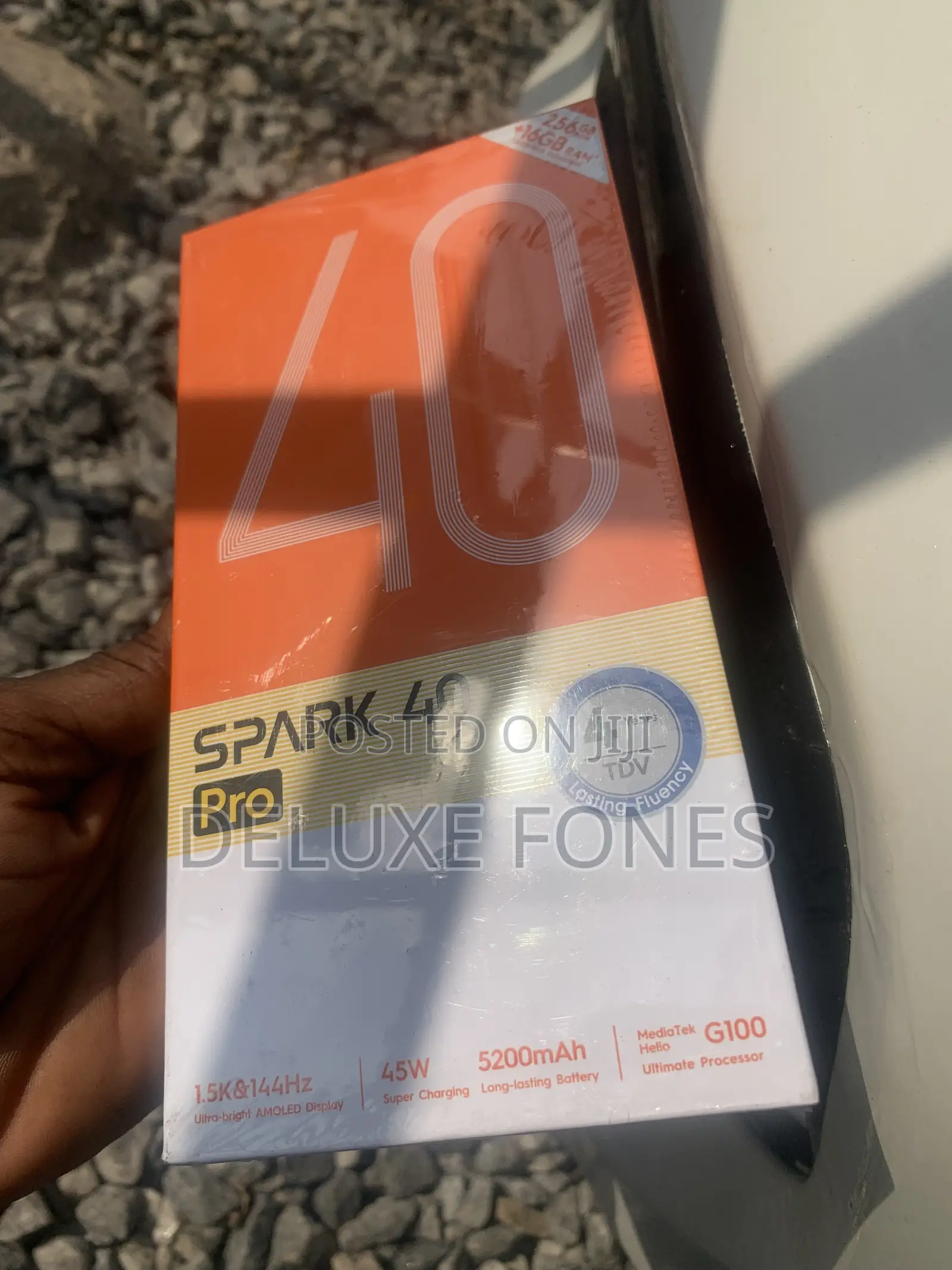 New Tecno Spark 40 Pro 256 GB Black